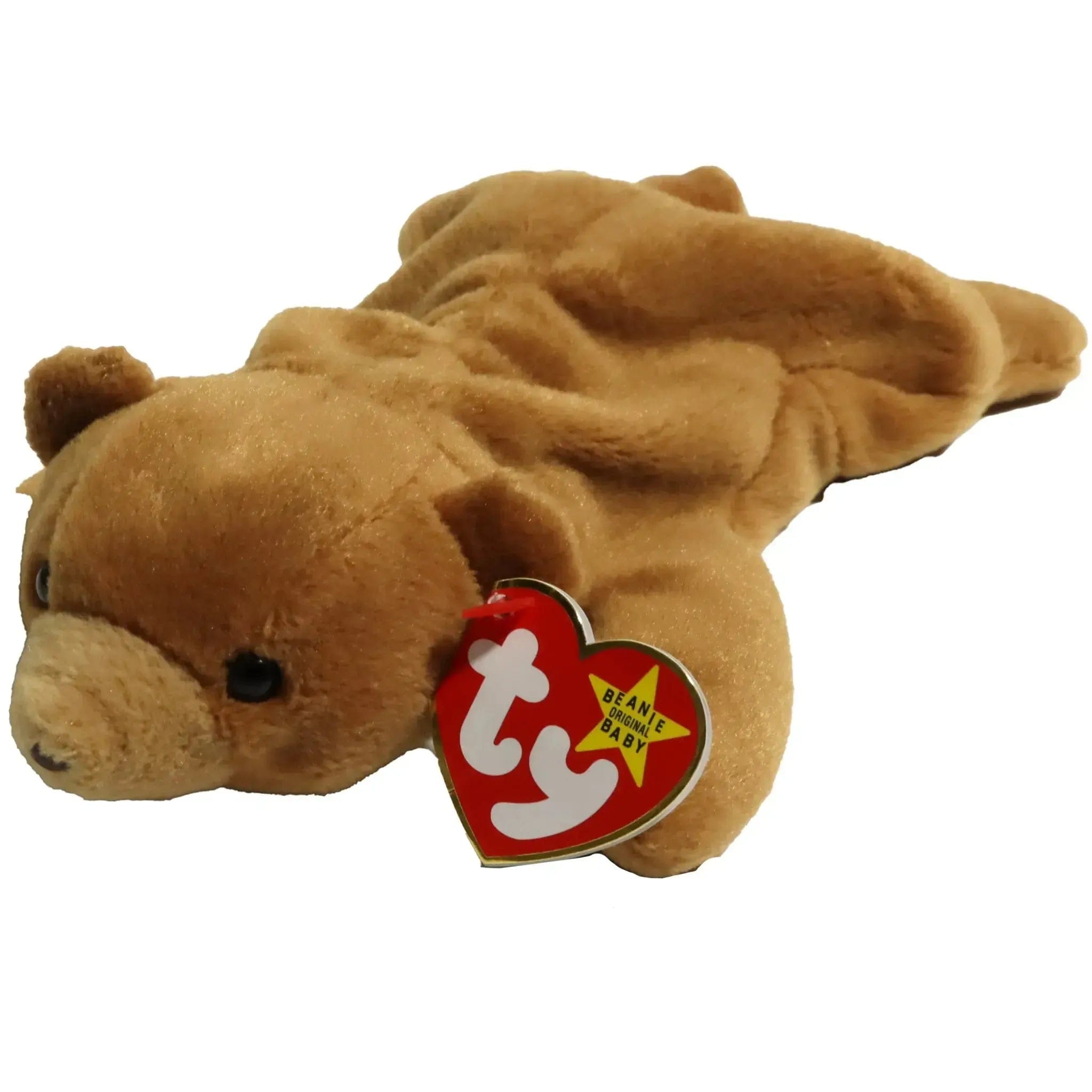 Ty Cubbie the Bear Plush (8", Style 4010) - Ty - Original Beanie Babies Series (1993)