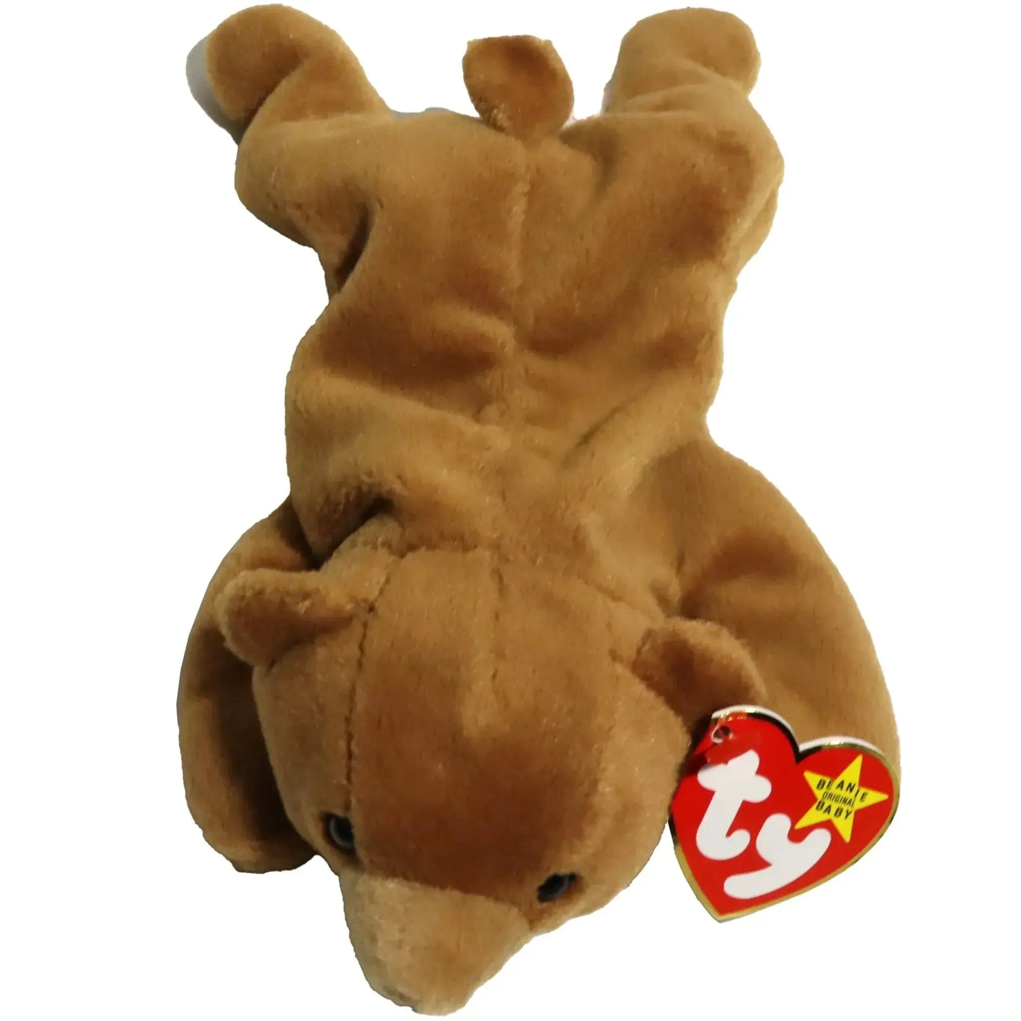 Ty Cubbie the Bear Plush (8", Style 4010) - Ty - Original Beanie Babies Series (1993)