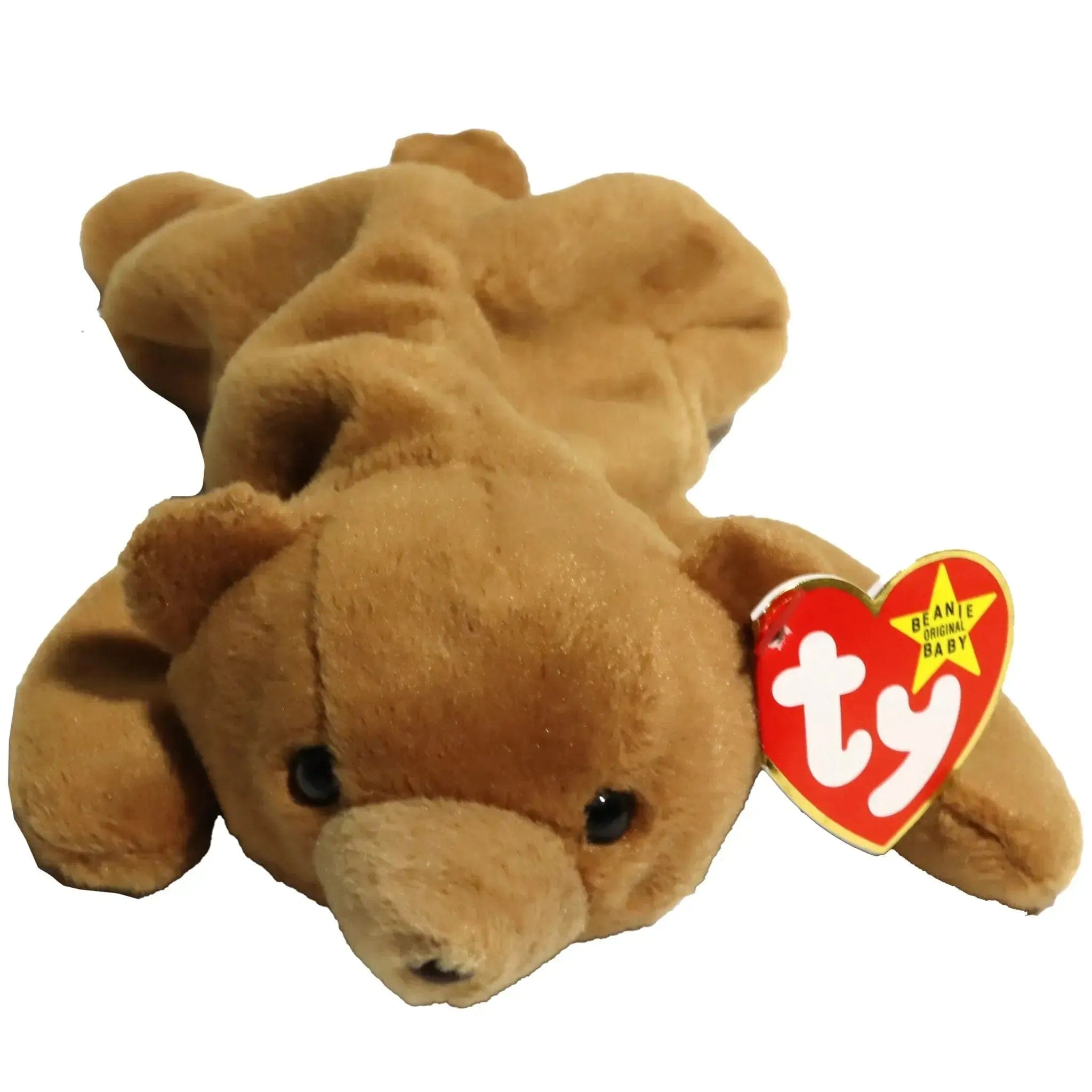 Ty Cubbie the Bear Plush (8", Style 4010) - Ty - Original Beanie Babies Series (1993)