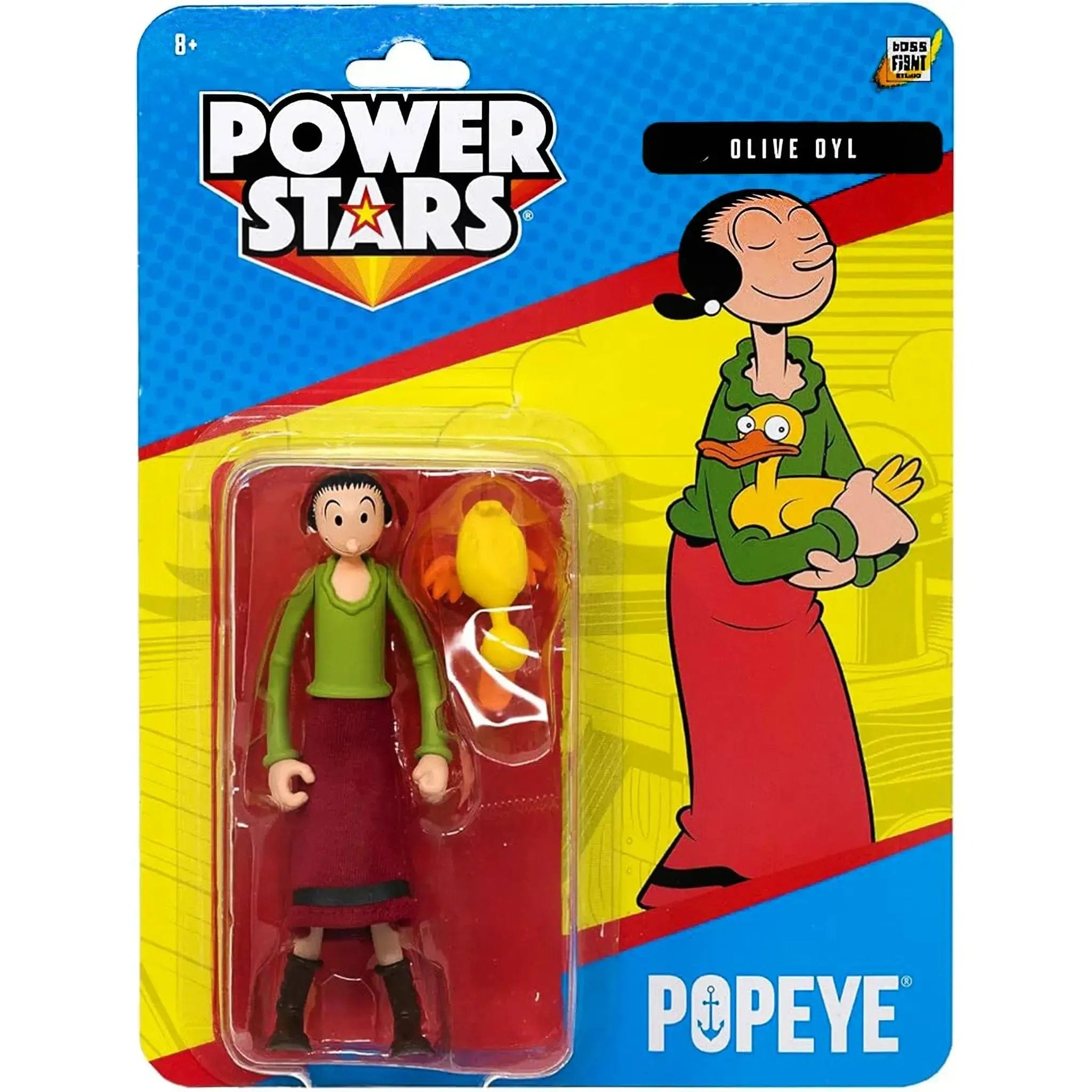 Boss Fight Studio Popeye - Olive Oyl Action Figure (4.5") - Boss Fight Studio - Power Stars Series - (2024)