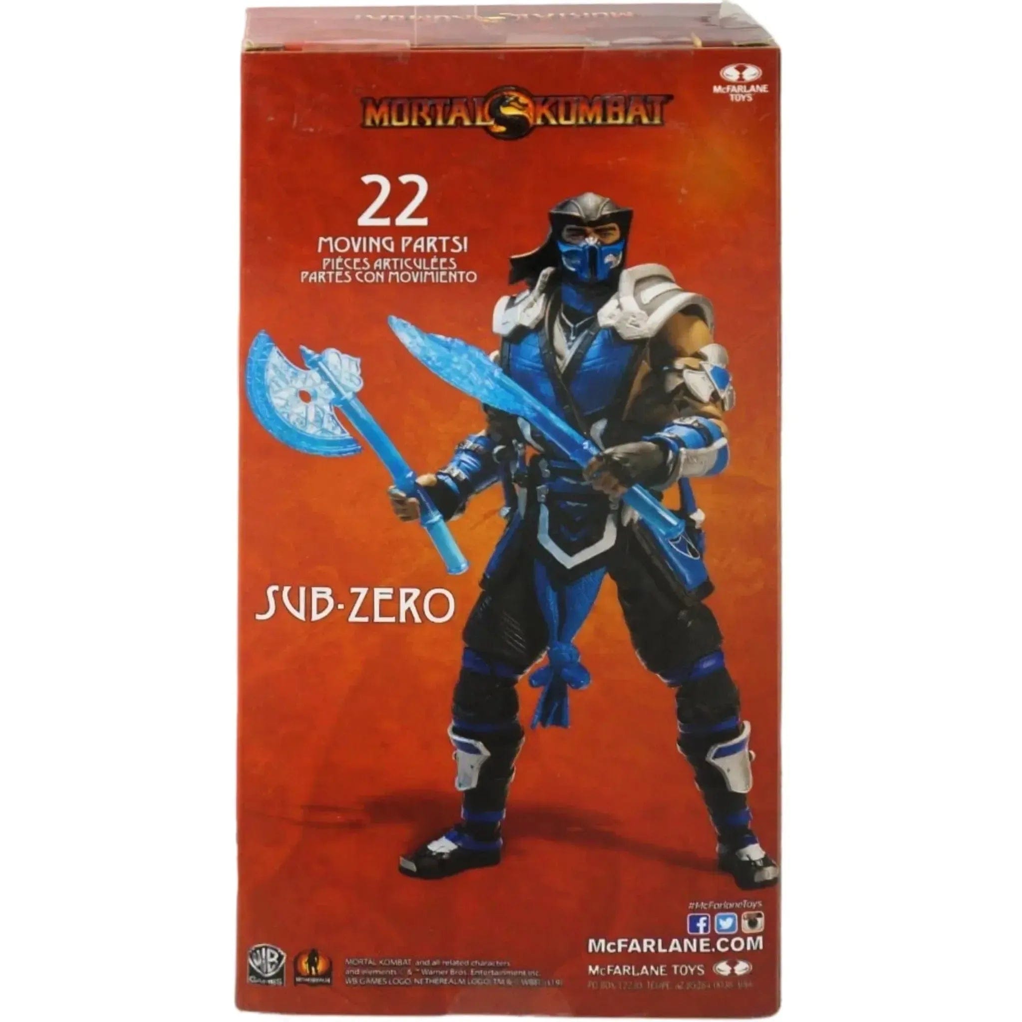 McFarlane Toys Mortal Kombat - Ice Variant Sub-Zero Action Figure (7") - McFarlane Toys