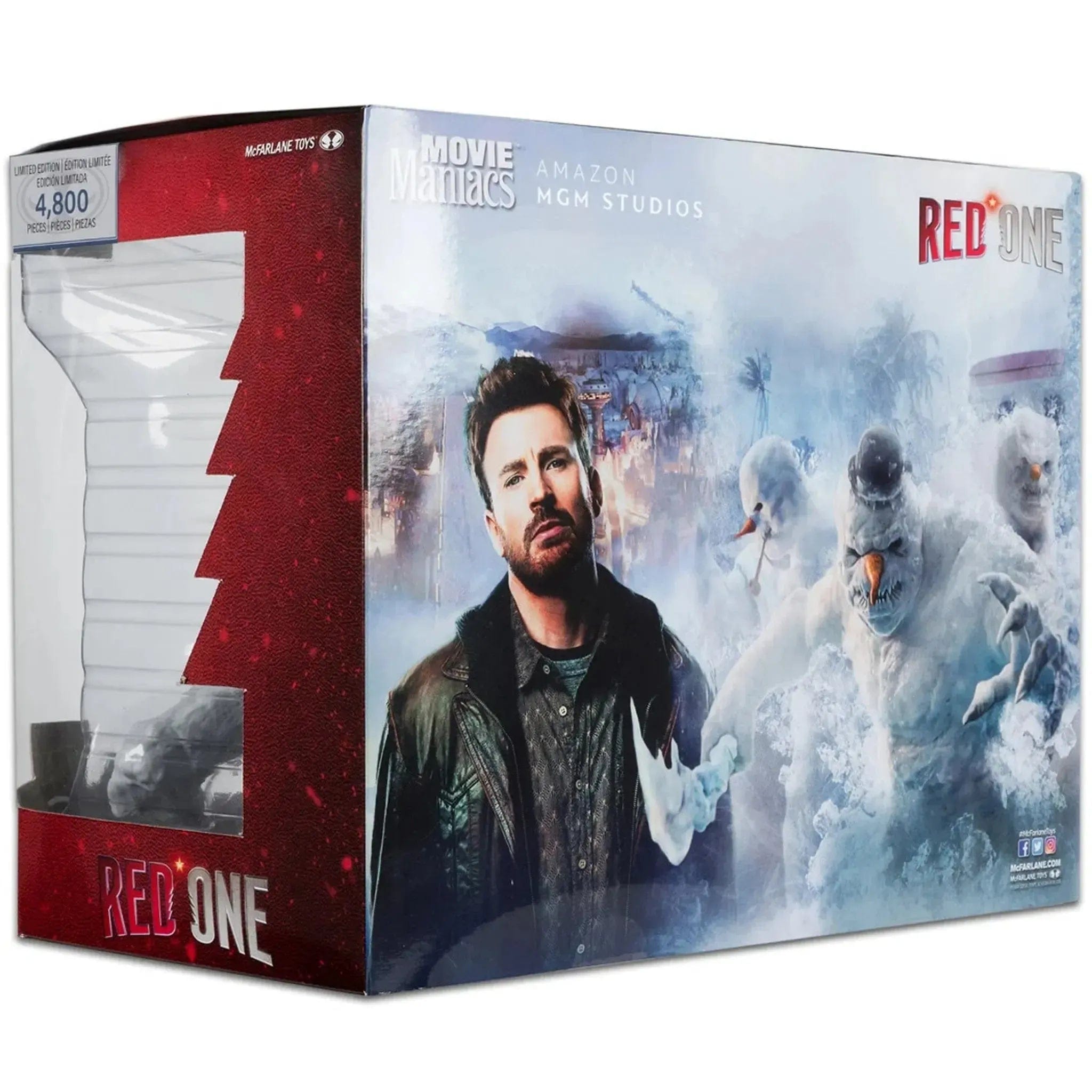 McFarlane Toys Red One - Jack O’Malley & Snowman Action Figure Set (4.75" / 7") - McFarlane Toys - Movie Maniacs Series - (2024)