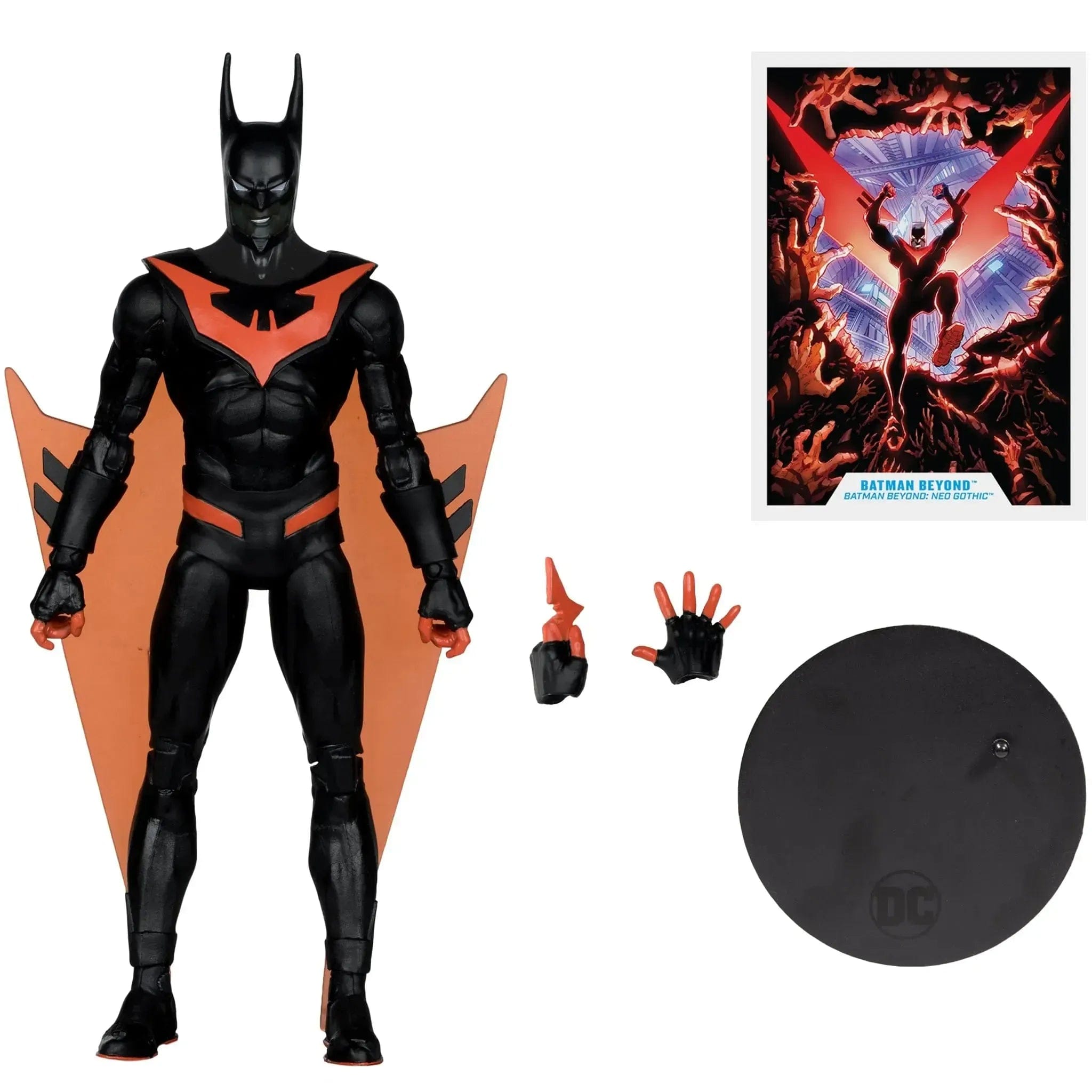 McFarlane Toys DC Comics [Batman Beyond: Neo-Gothic] - Black Suit Batman Action Figure (7.25") - McFarlane Toys - DC Multiverse Series, Platinum Edition (2024)