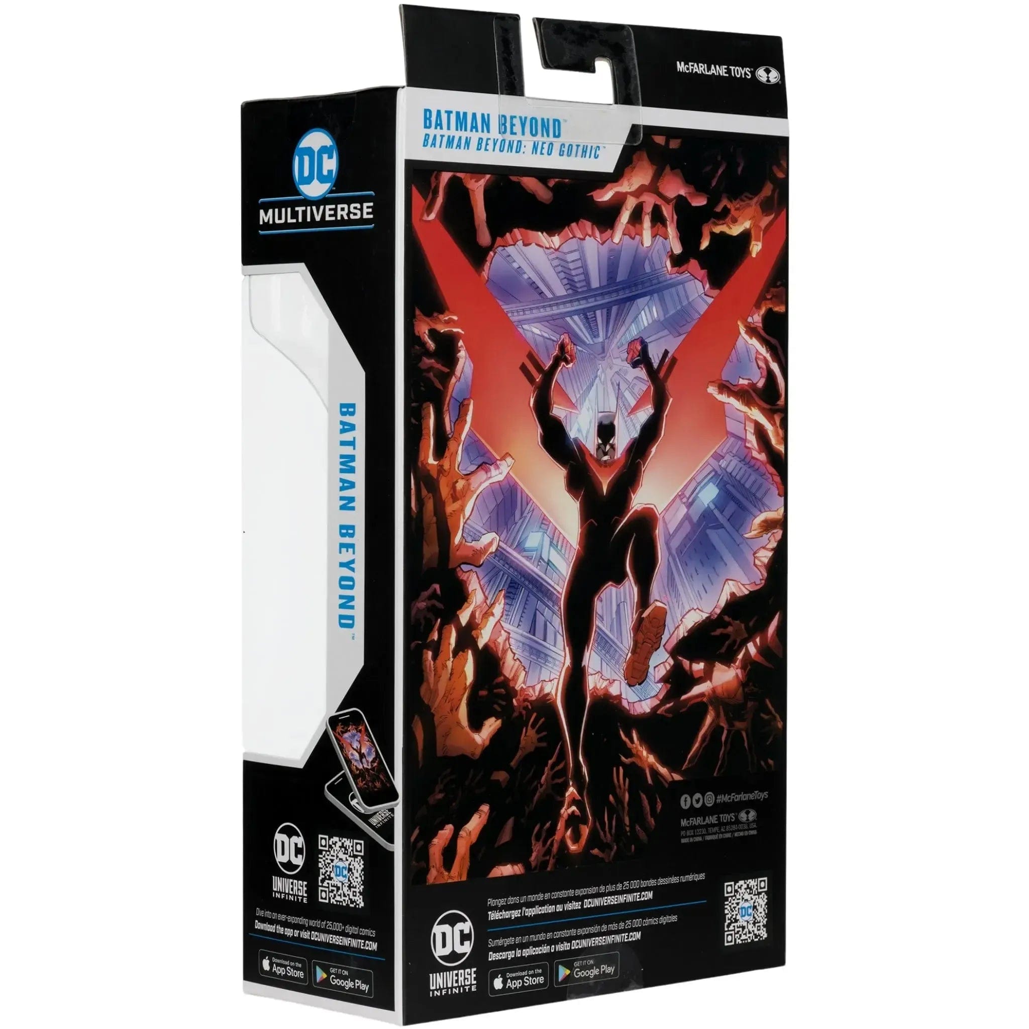 McFarlane Toys DC Comics [Batman Beyond: Neo-Gothic] - Black Suit Batman Action Figure (7.25") - McFarlane Toys - DC Multiverse Series, Platinum Edition (2024)