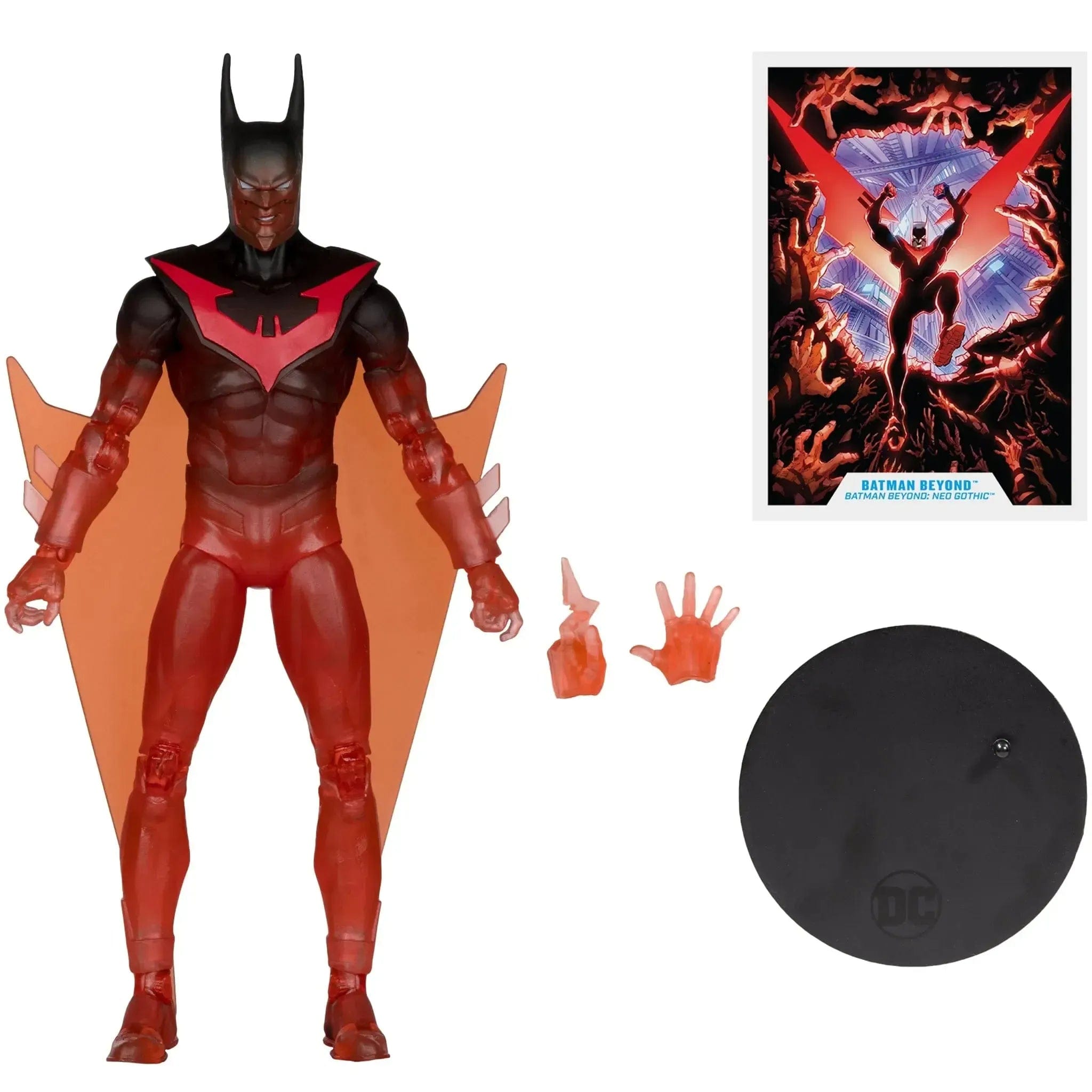 McFarlane Toys DC Comics [Batman Beyond: Neo-Gothic] - Red Suit Batman Action Figure (7.25") - McFarlane Toys - DC Multiverse Series, Platinum Edition (2024)