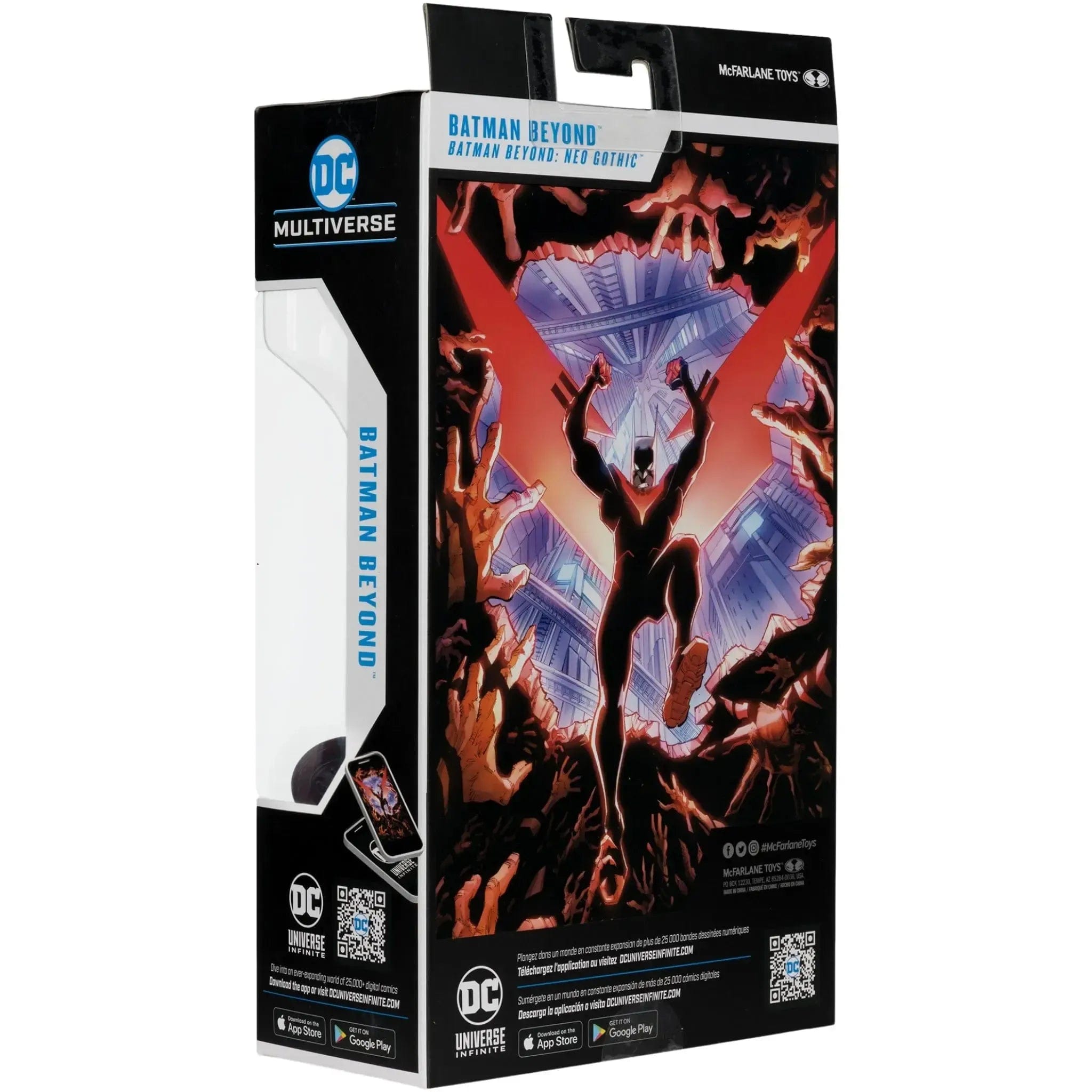 McFarlane Toys DC Comics [Batman Beyond: Neo-Gothic] - Red Suit Batman Action Figure (7.25") - McFarlane Toys - DC Multiverse Series, Platinum Edition (2024)