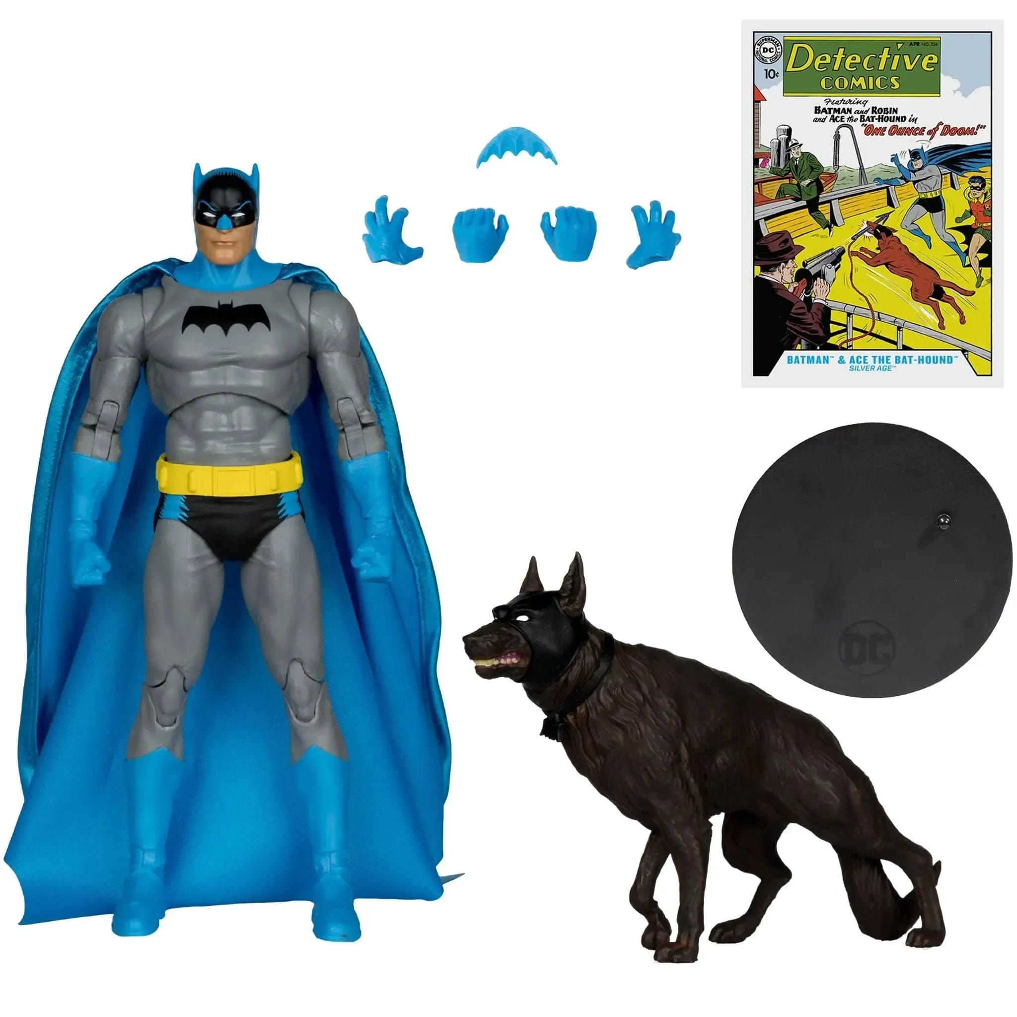 McFarlane Toys DC Comics [Batman: Silver Age] - Batman & Ace the Bat-Hound Action Figure Set (7") - McFarlane Toys - DC Multiverse Series (2024)