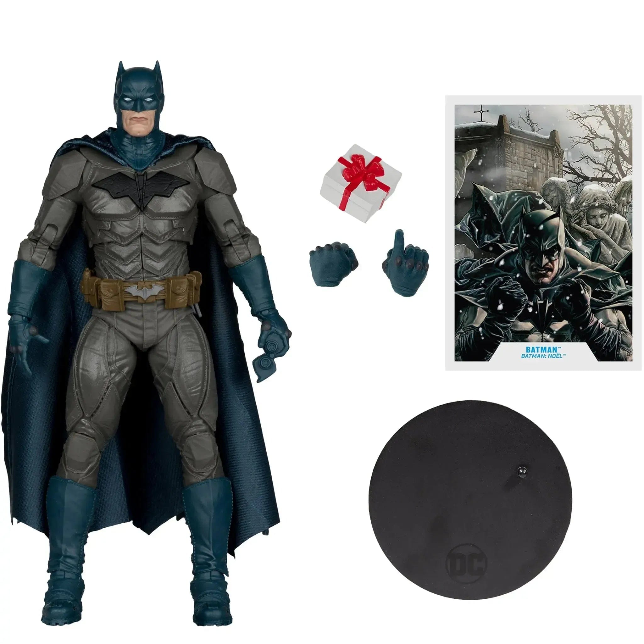 McFarlane Toys DC Comics [Batman: Noel] - Blue Suit Batman Action Figure (7.25") - McFarlane Toys - DC Multiverse Series, Platinum Edition (2024)