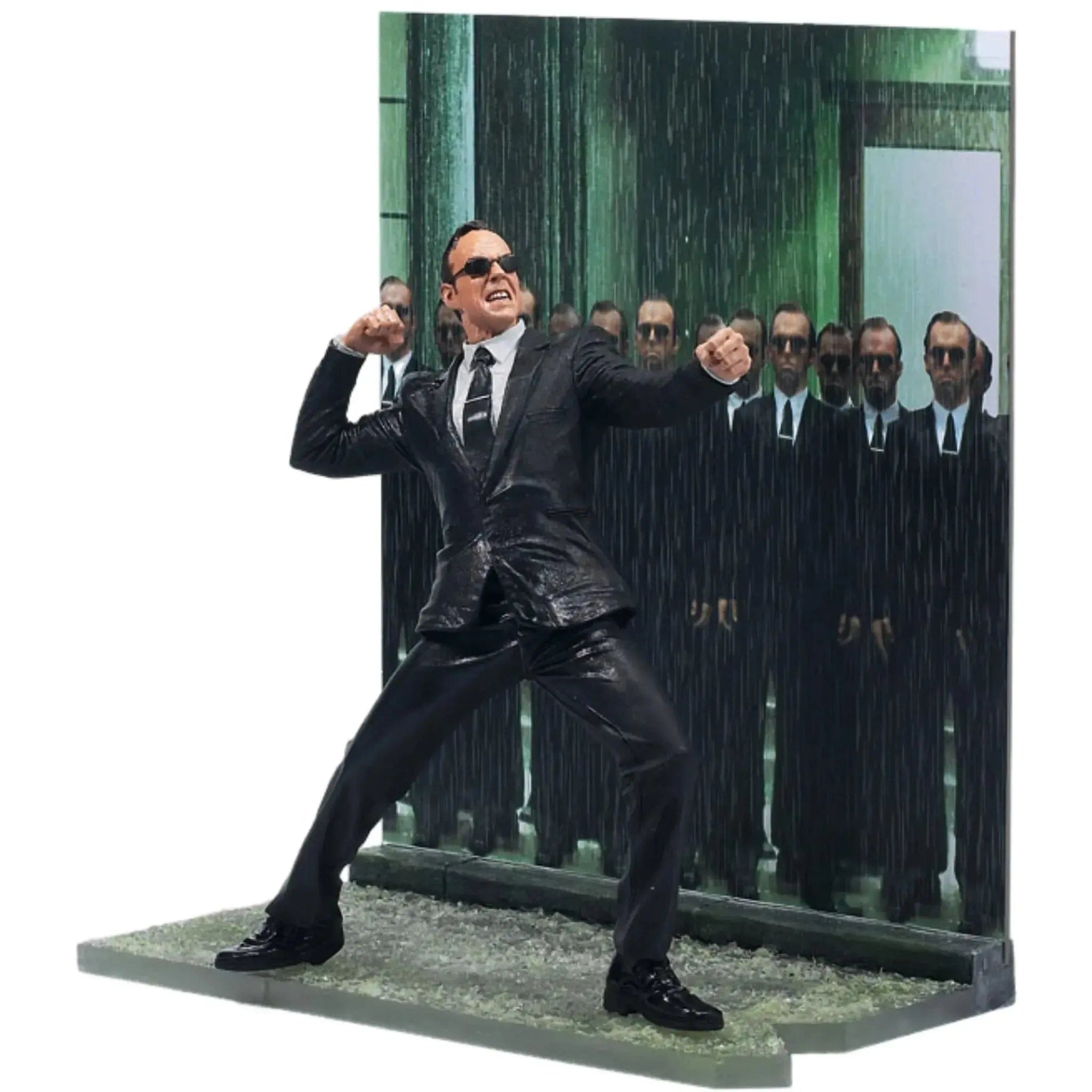 McFarlane Toys The Matrix Revolutions - Super Burly Brawl Scene Agent Smith Action Figure - McFarlane Toys - Matrix Series 2 - (2003)