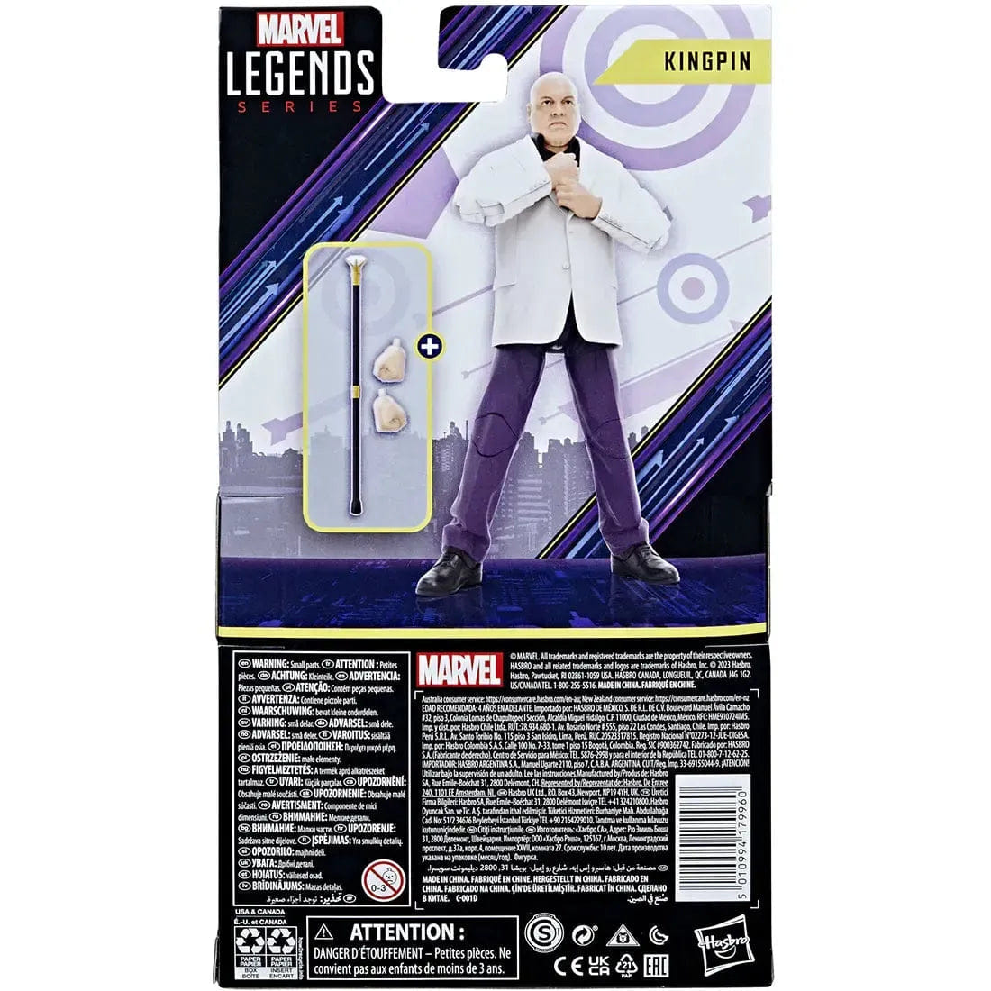 Hasbro Marvel [Hawkeye] - Kingpin Action Figure (6") - Hasbro - Marvel Legends Series [Build a Figure: Hydra Stomper]