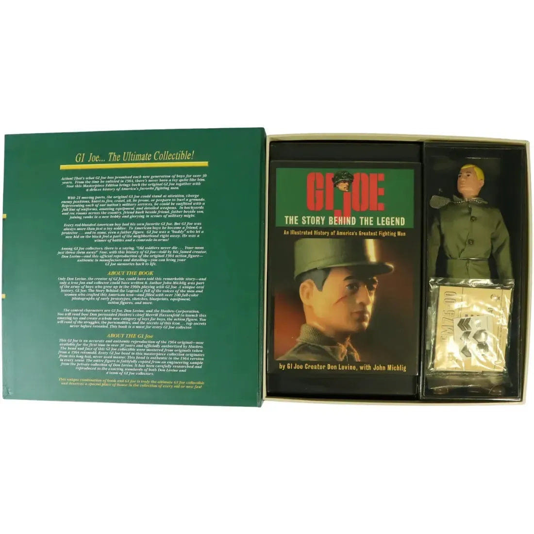 Hasbro G.I. Joe - 1964 Reproduction G.I. Joe Action Figure & History of G.I. Joe Book - Hasbro - Masterpiece Edition