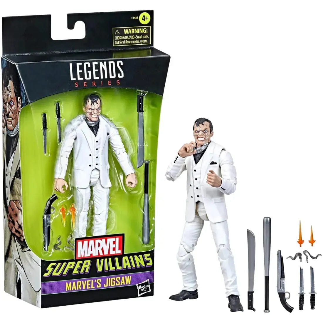 Hasbro Marvel [Super Villains] - Marvel's Jigsaw Action Figure (6") - Hasbro - Marvel Legends Series