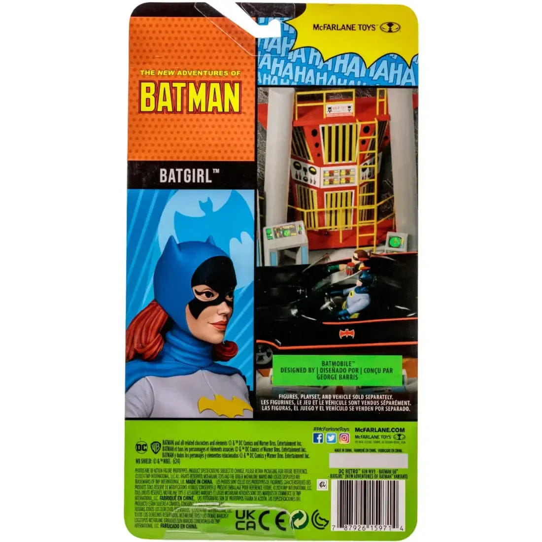 McFarlane Toys DC Comics [The New Adventures of Batman] - Retro Black Outfit Batgirl Action Figure (5.75") - McFarlane Toys - McFarlane Platinum Edition