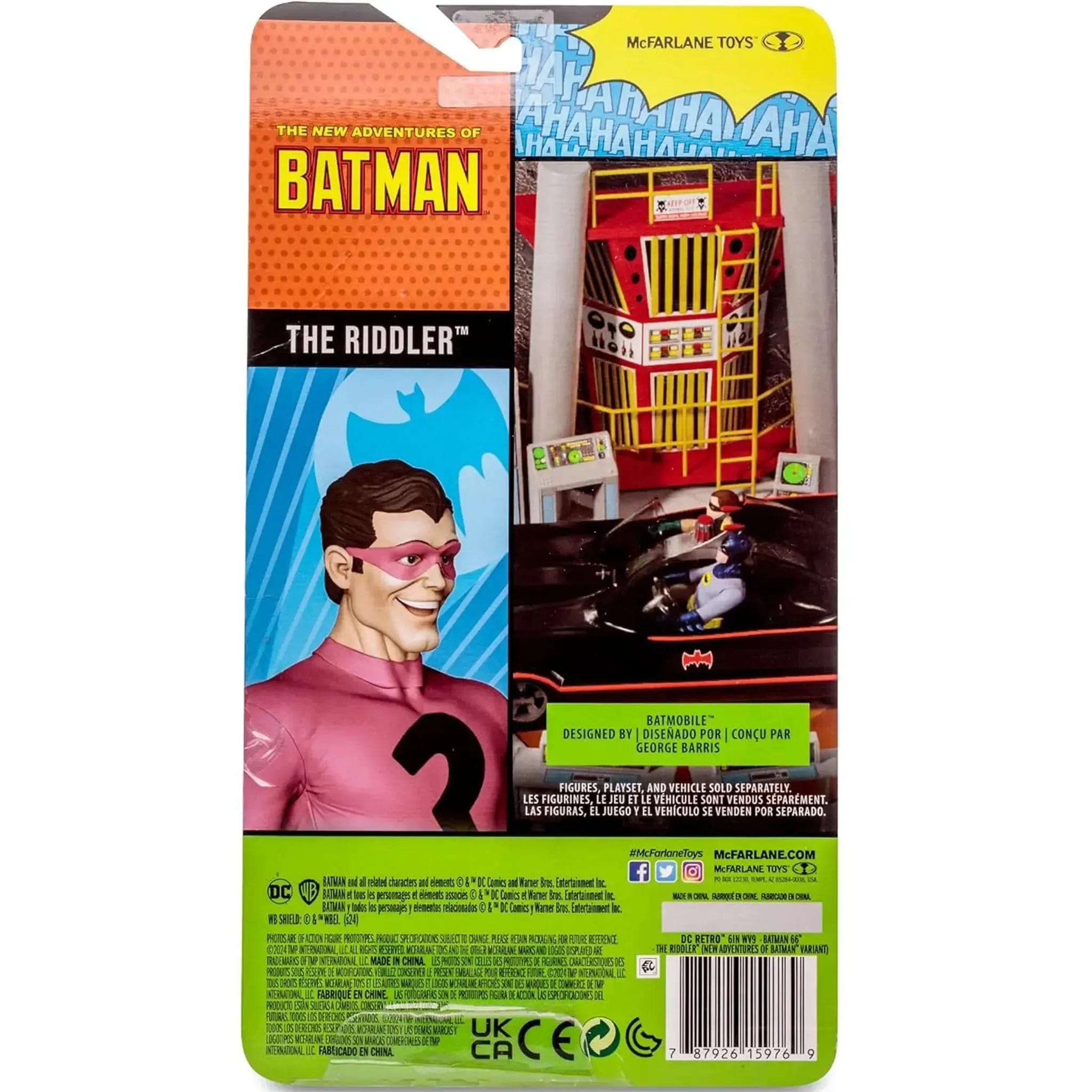 McFarlane Toys DC Comics [The New Adventures of Batman] - Retro Riddler Action Figure (6") - McFarlane Toys