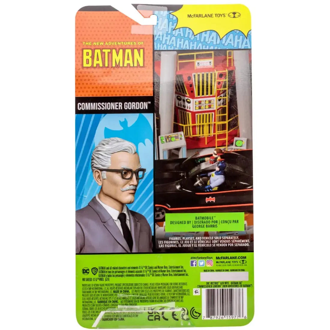 McFarlane Toys DC Comics [The New Adventures of Batman] - Retro Commissioner Gordon & Bat-Mite Action Figure Set - McFarlane Toys