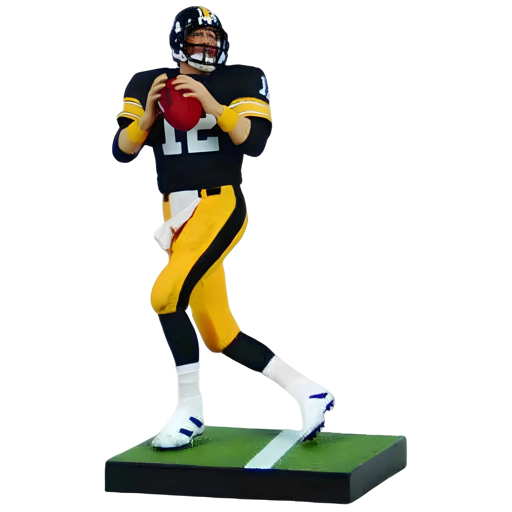 McFarlane Toys NFL [Pittsburgh Steelers] - Black Jersey Terry Bradshaw Quarterback Figure (6")- McFarlane Toys - NFL Series 26 (2011)