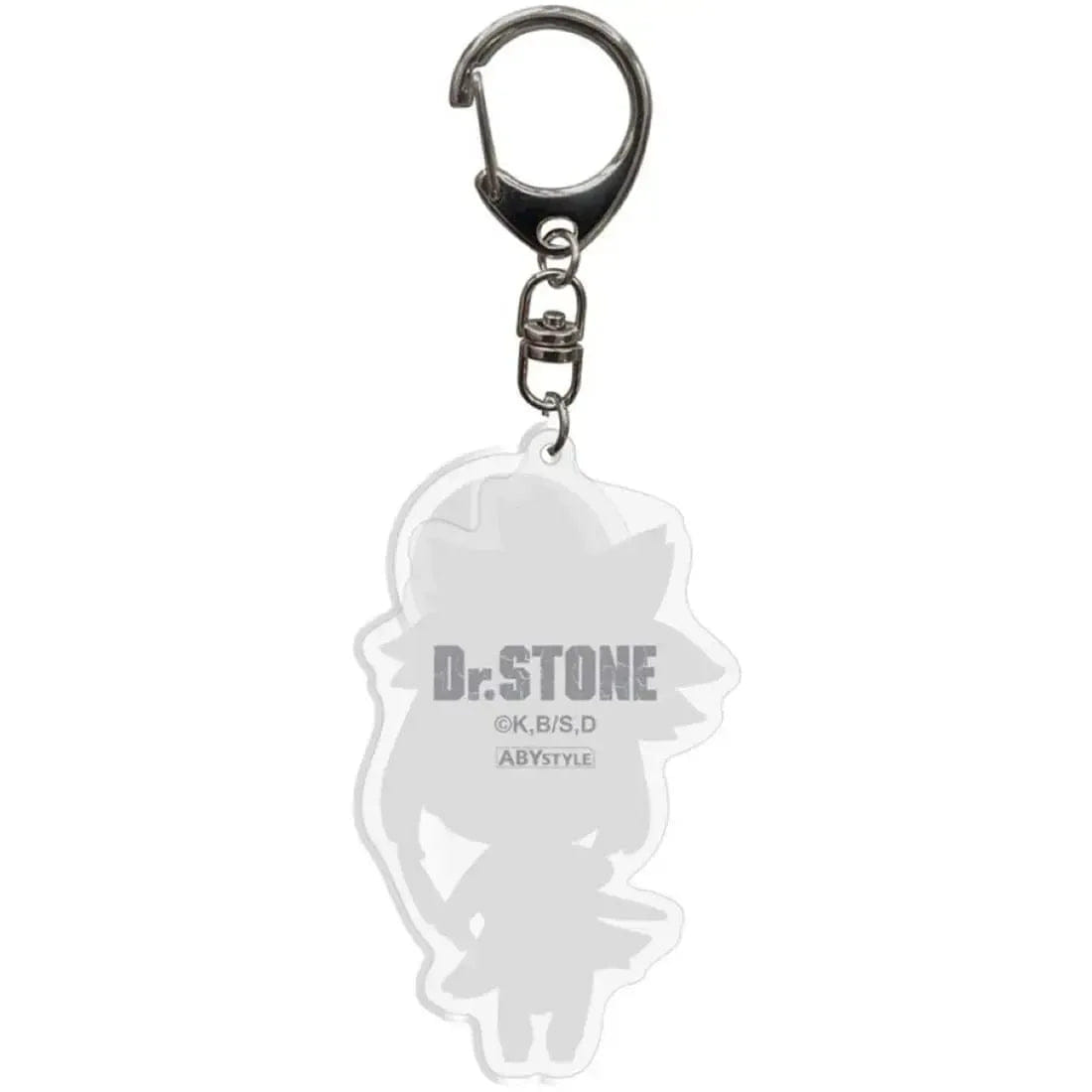 ABYstyle Dr. Stone - Chibi Kohaku Keychain with Shield Charm (Acrylic) - ABYstyle