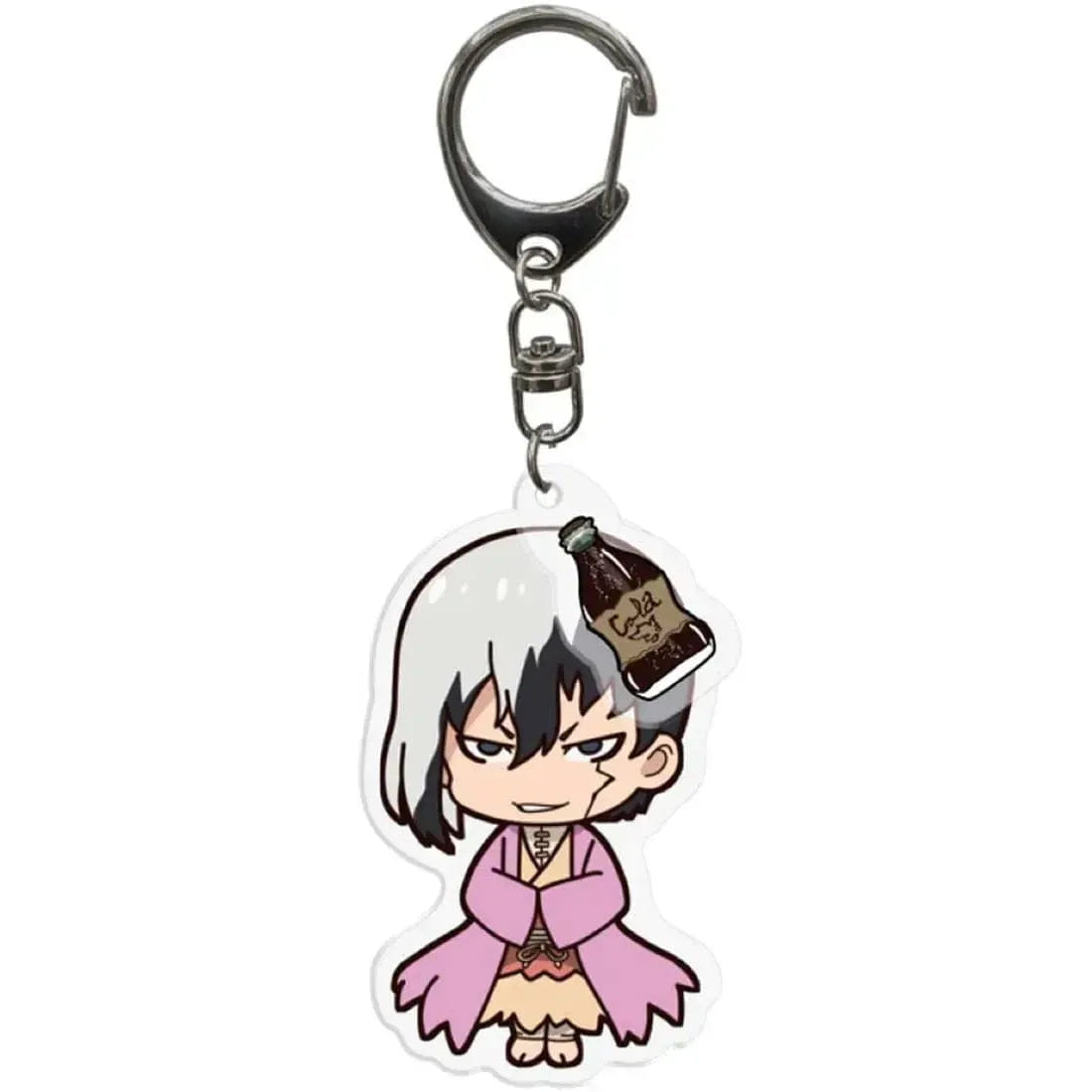 ABYstyle Dr. Stone - Chibi Gen Keychain with Cola Charm (Acrylic) - ABYstyle