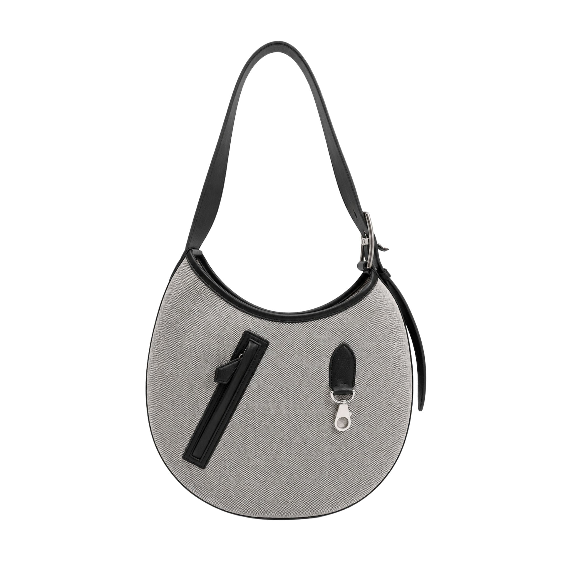 Hermes Arcon Toile/Black Swift Shoulder Bag