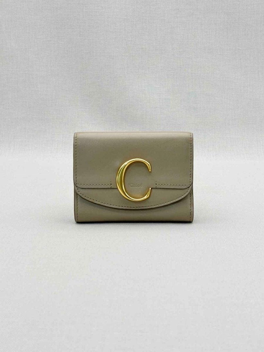 CHLOE Beige Compact Wallet