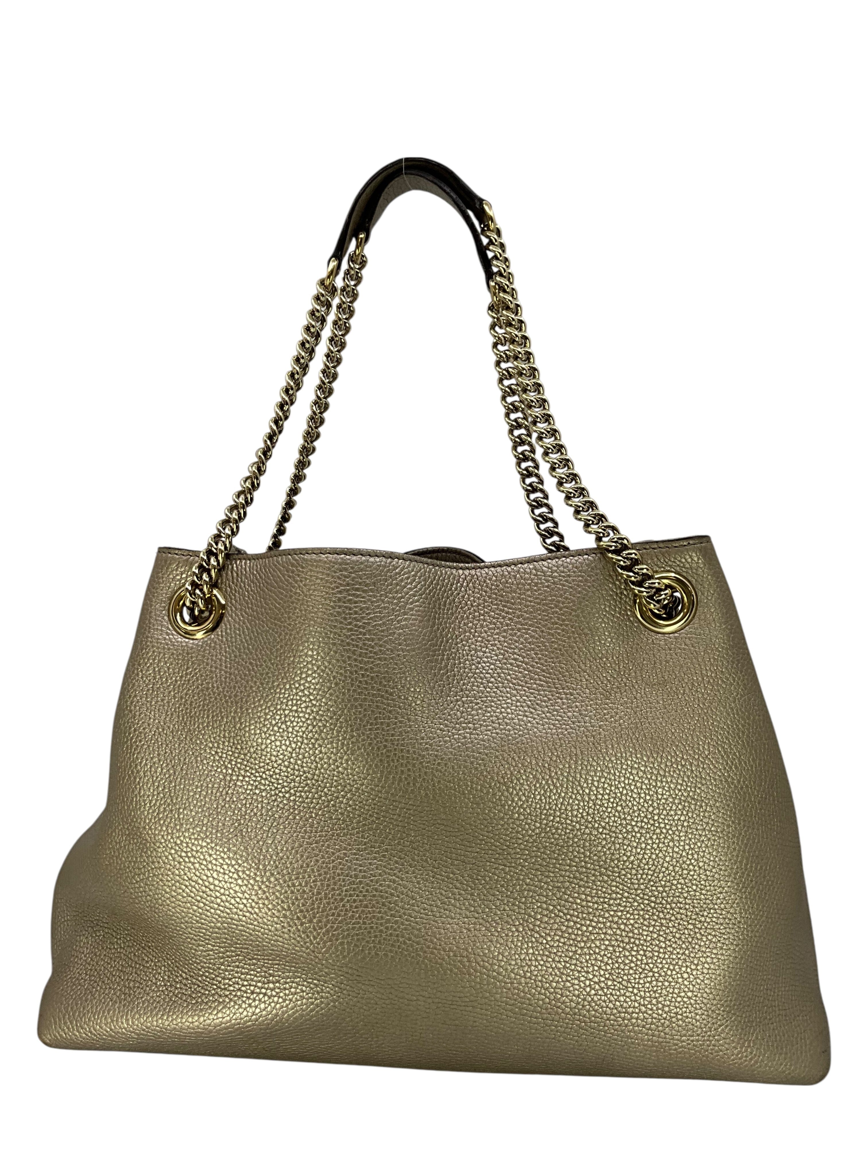 Gucci Leather Medium Soho Chain Shoulder Bag