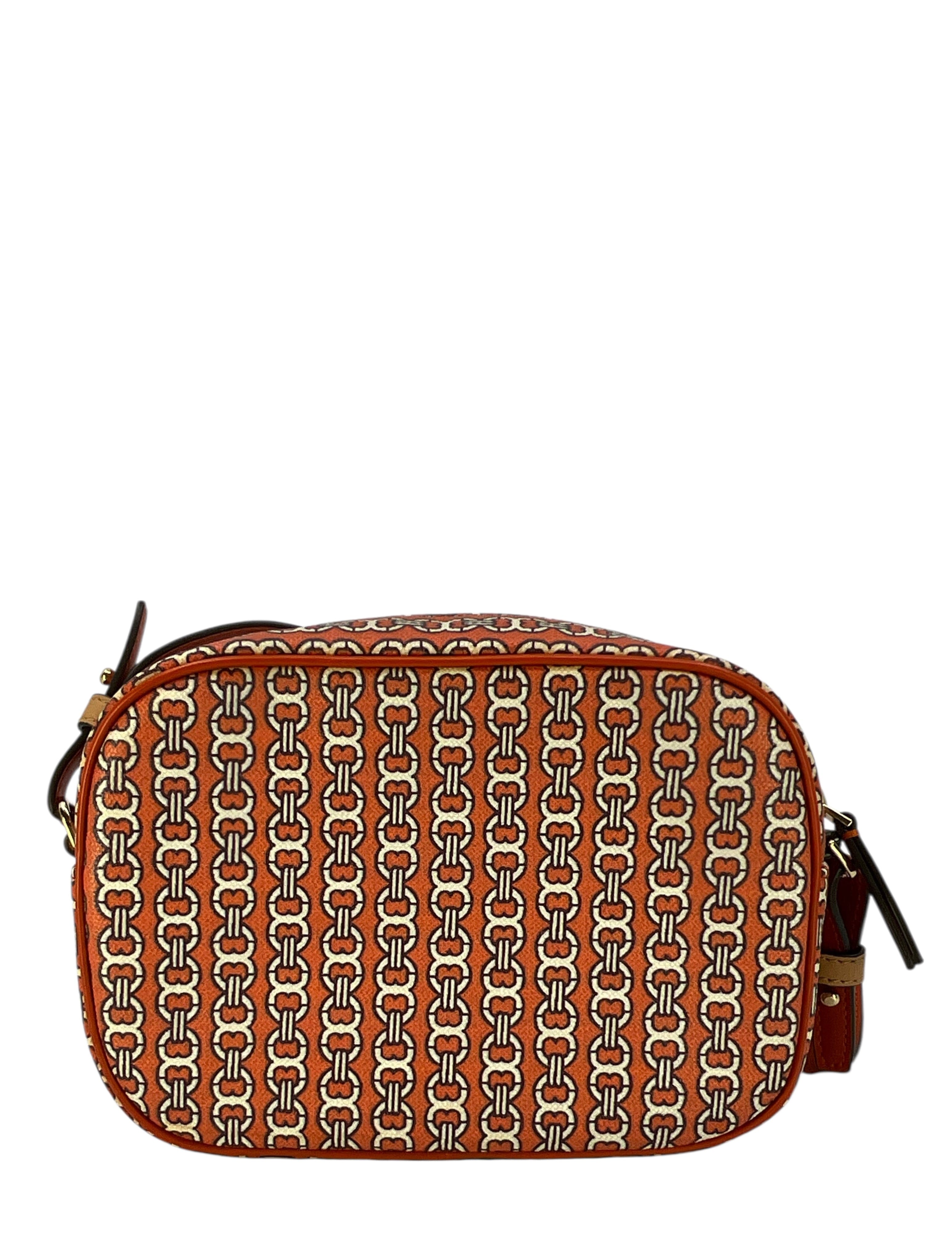 Tory Burch Gemini Link Mini Canvas Crossbody Bag NEW