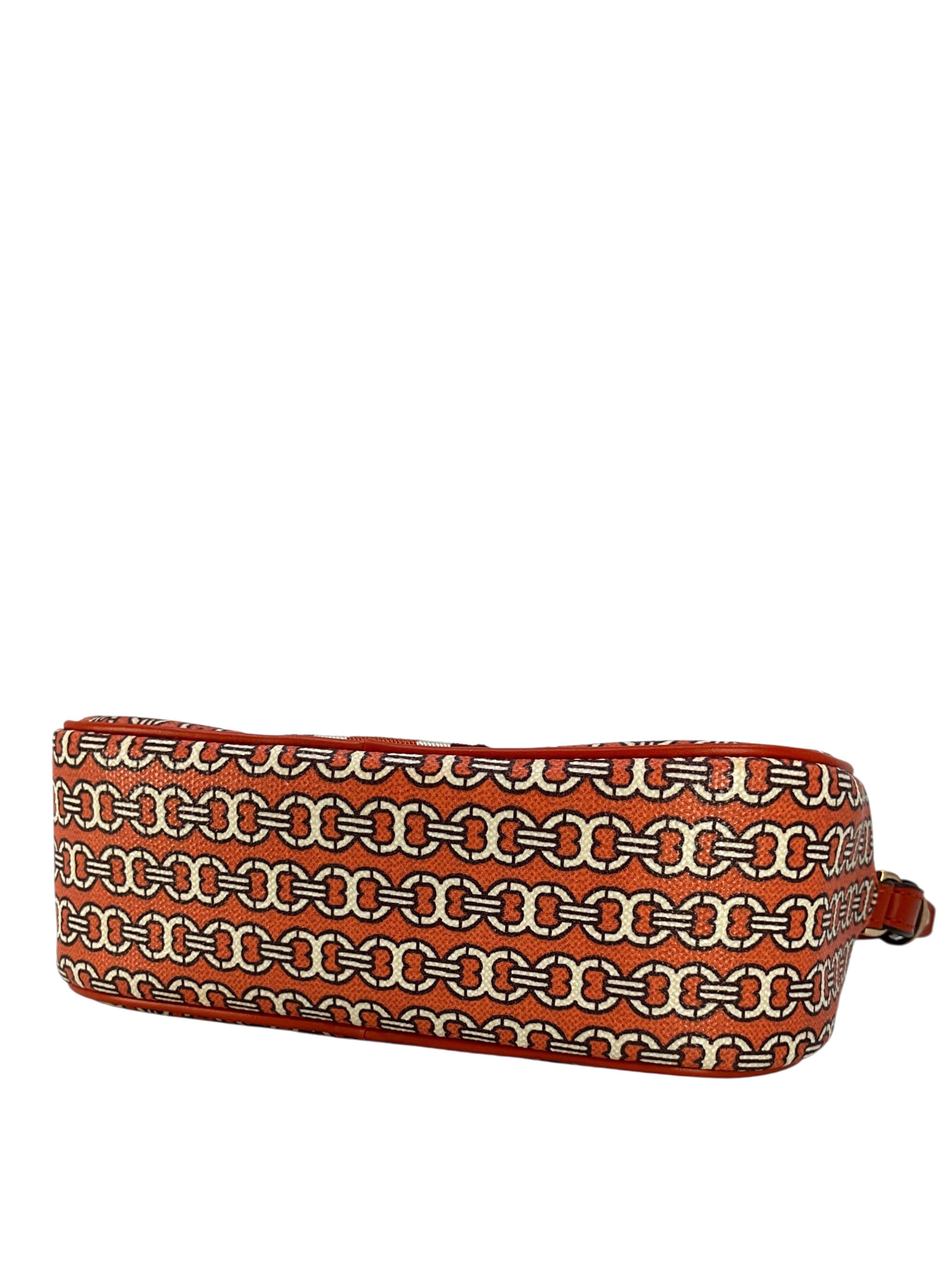 Tory Burch Gemini Link Mini Canvas Crossbody Bag NEW