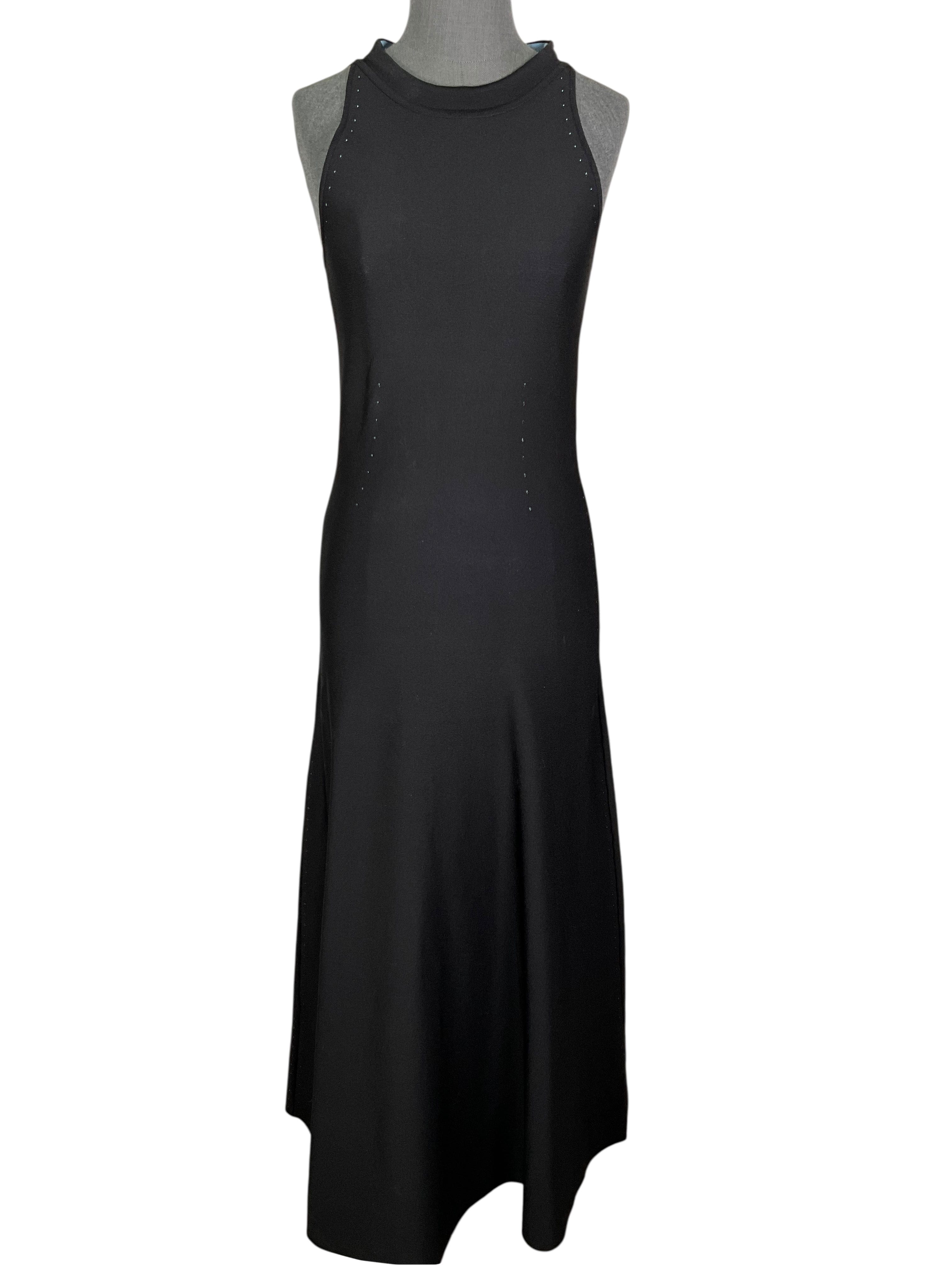 Emilio Pucci Viscose Printed Silk Tie Maxi Dress Size XS