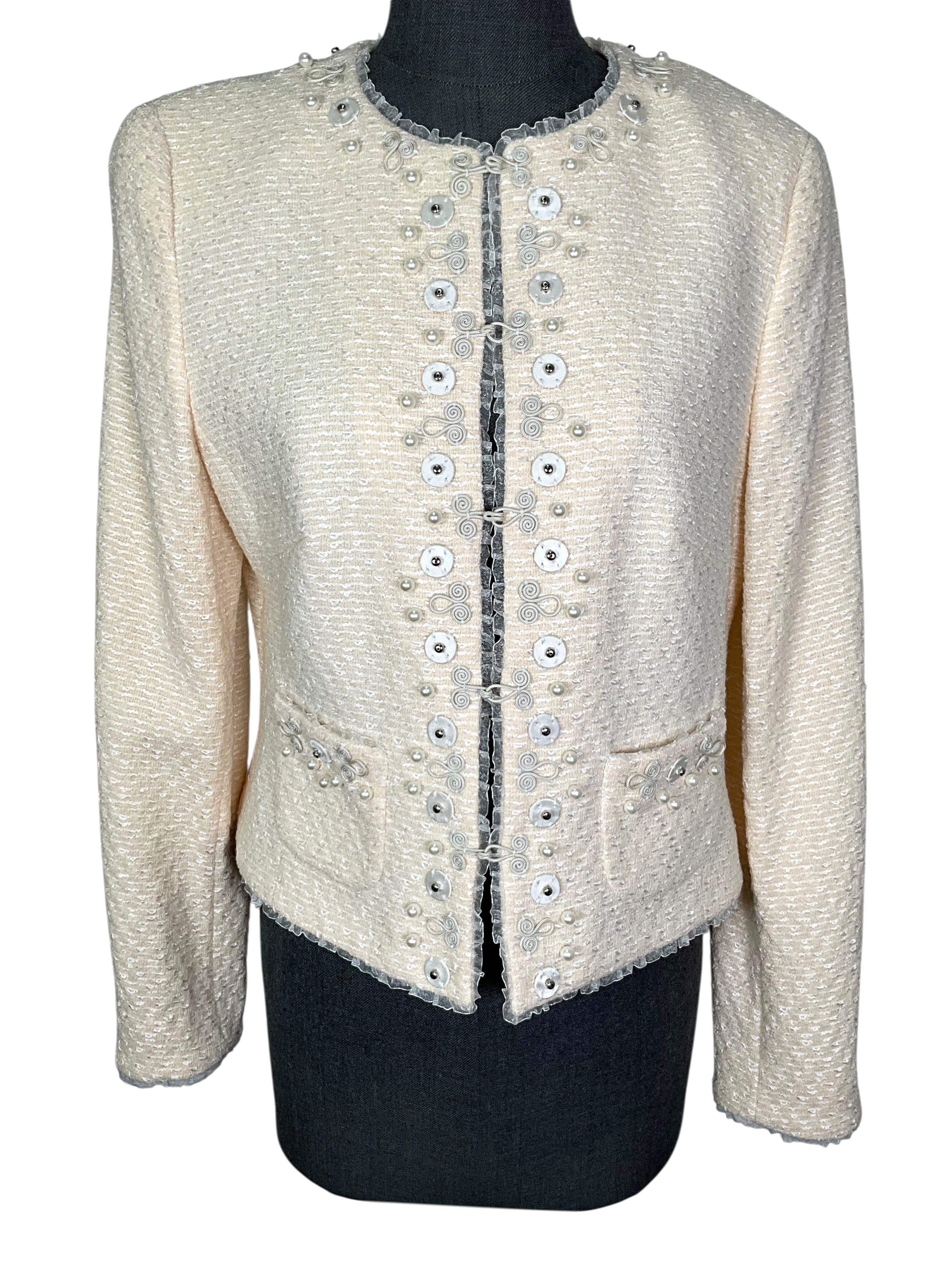 ESCADA Wool Tweed Jacket Size S