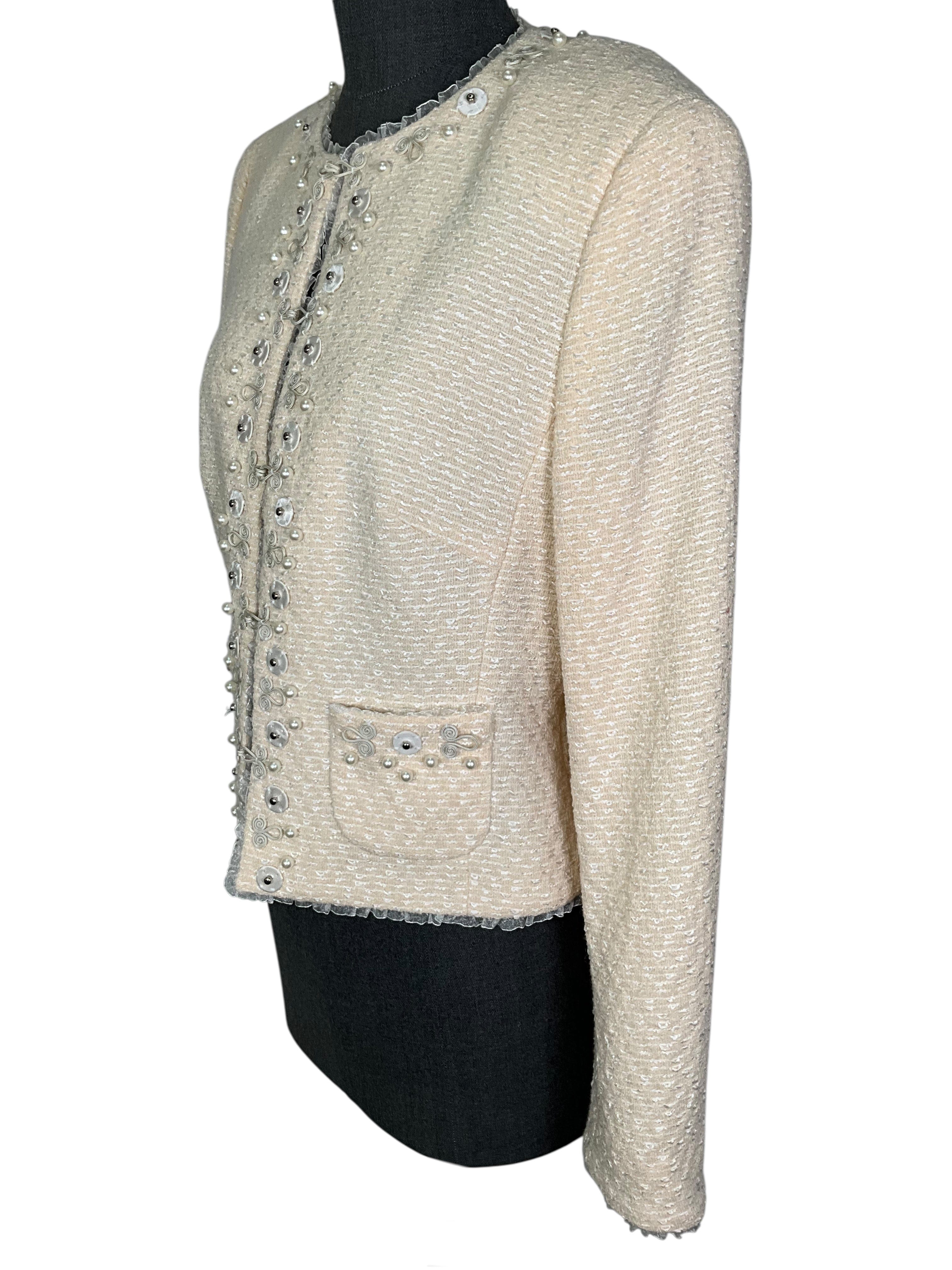 ESCADA Wool Tweed Jacket Size S