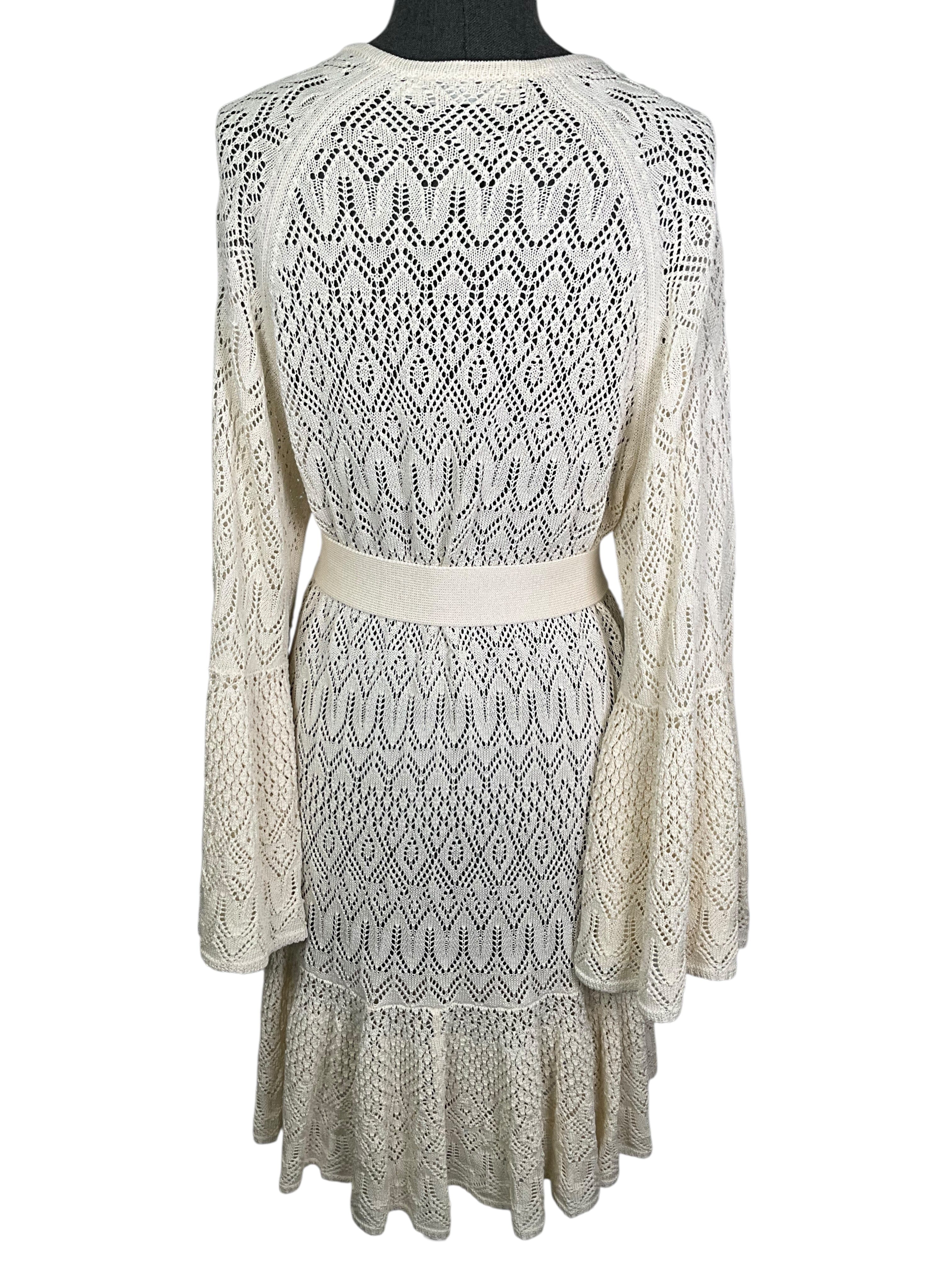 Zimmermann Coco Pointelle Knit Mini Dress Size S