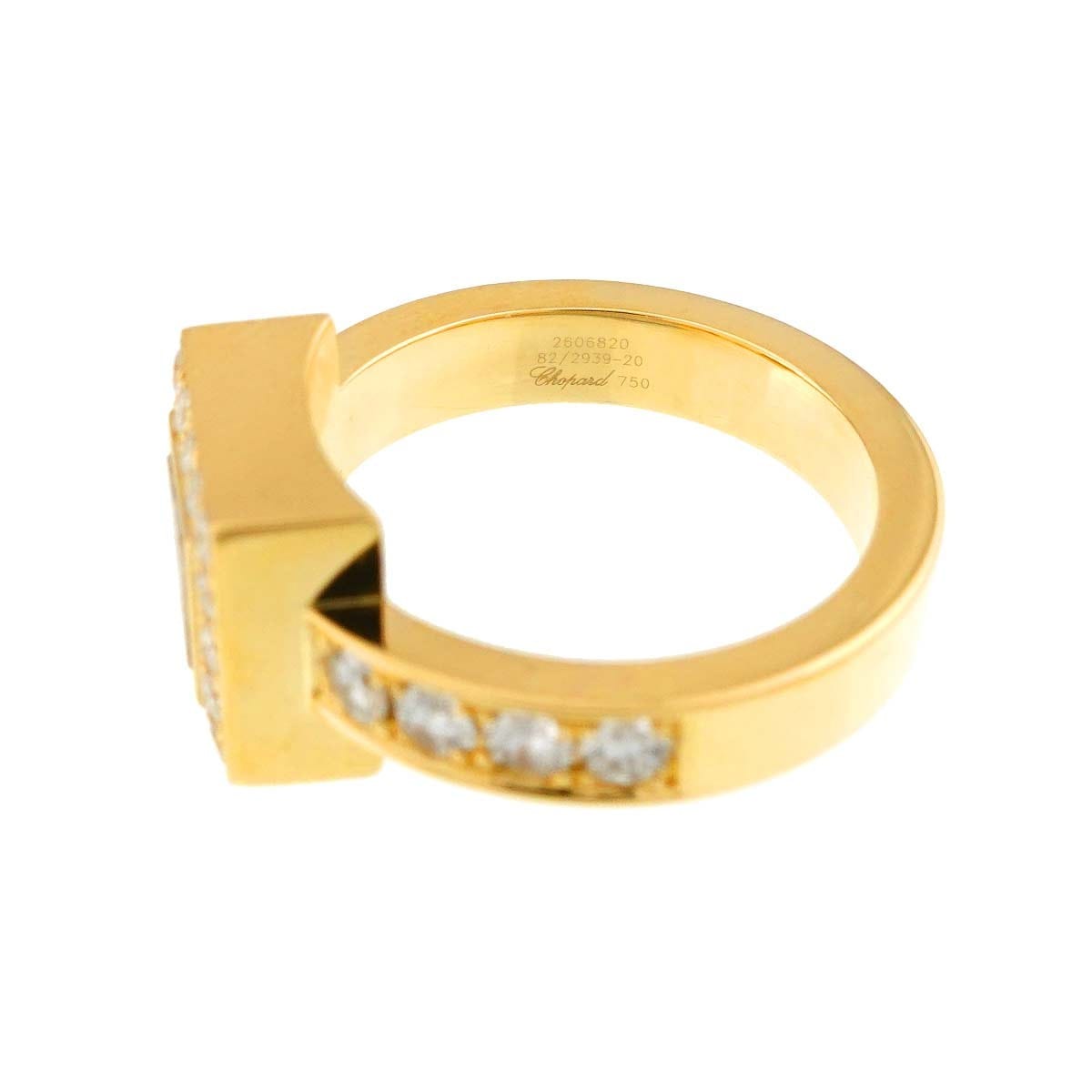 Chopard Happy Diamond Ring 18K YG 750 Size6-6.25(US) 90312282