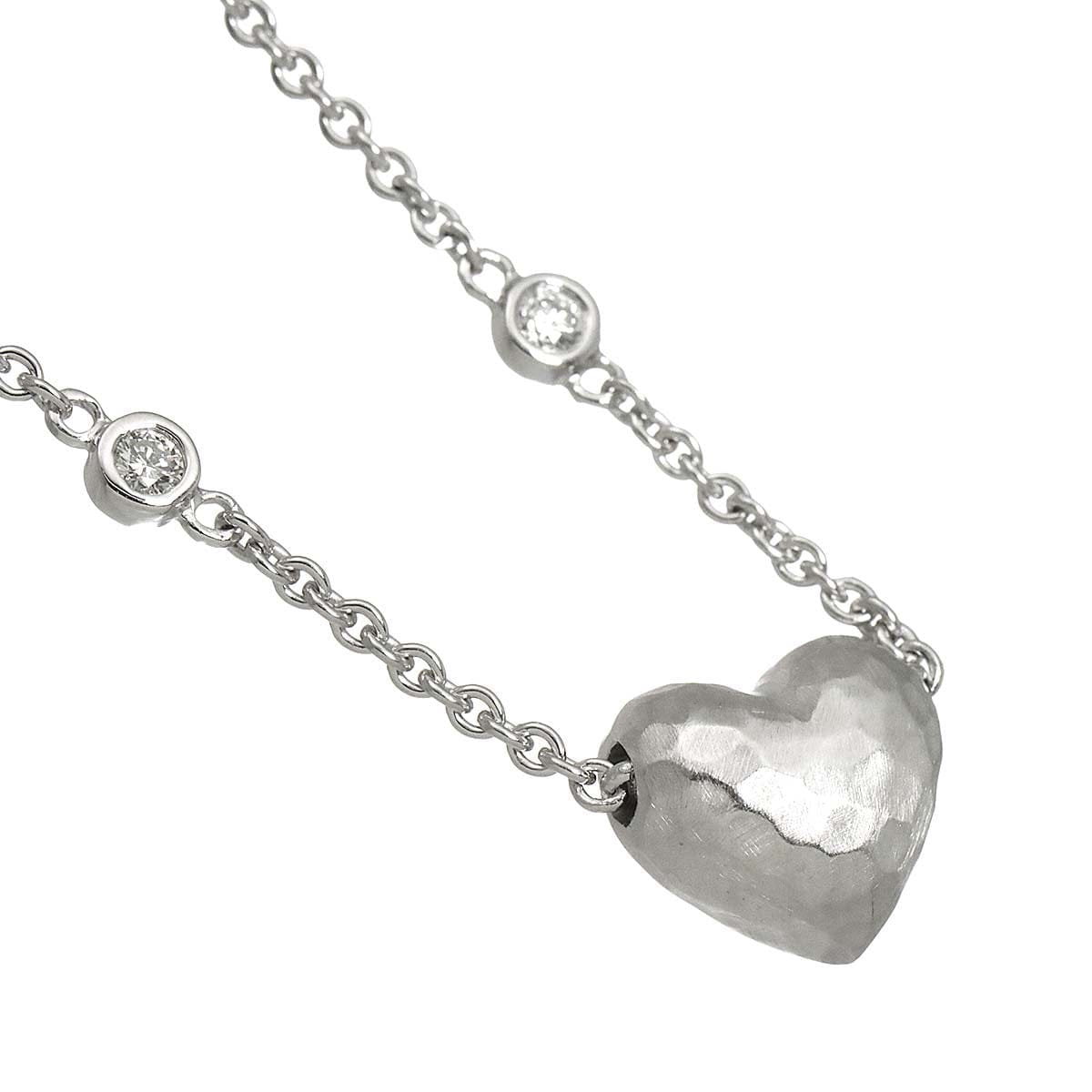 PURPOSE TIFFANY&Co. Clover Key Necklace 51cm Silver SV 925 Necklace Tiffany 90321587