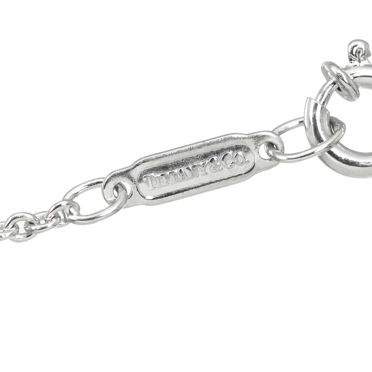 PURPOSE TIFFANY&Co. Clover Key Necklace 51cm Silver SV 925 Necklace Tiffany 90321587