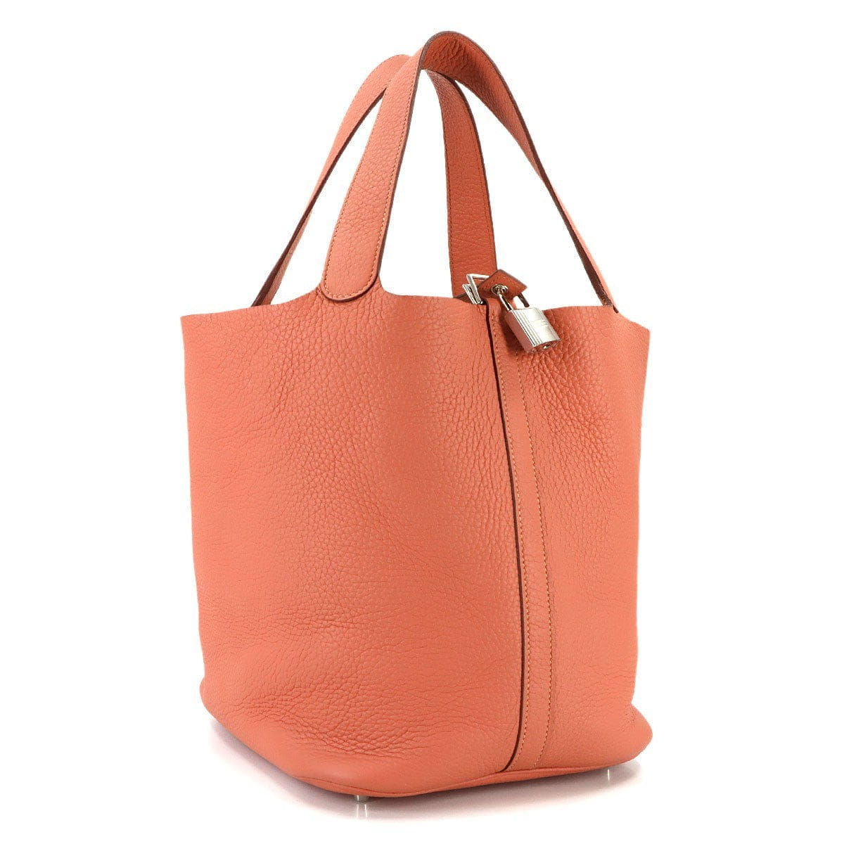 HERMES Picotin Lock 26 GM Hand Bag Taurillon Clemence Crevette 90322916
