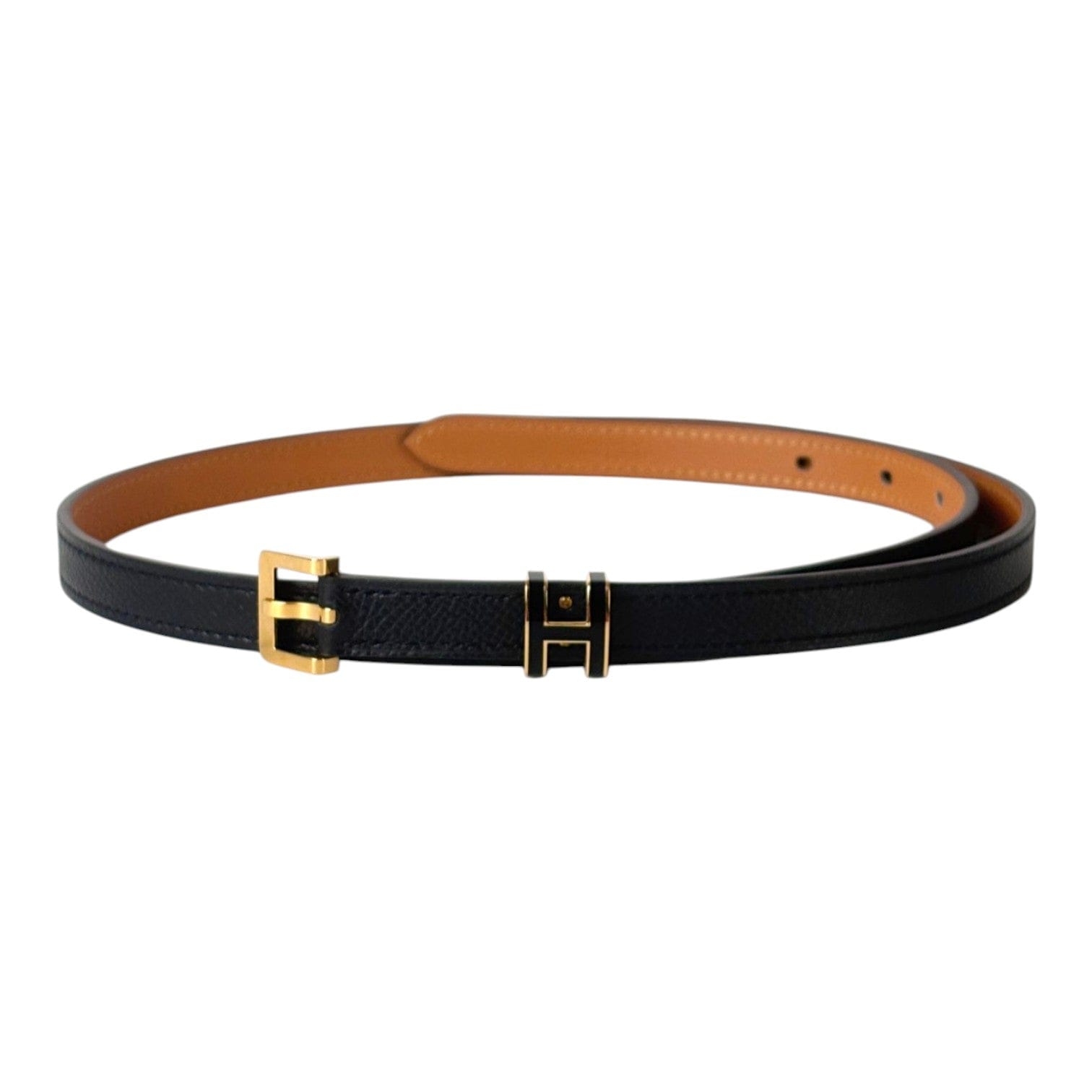 Hermes Black Pop H 15 Belt - 80cm