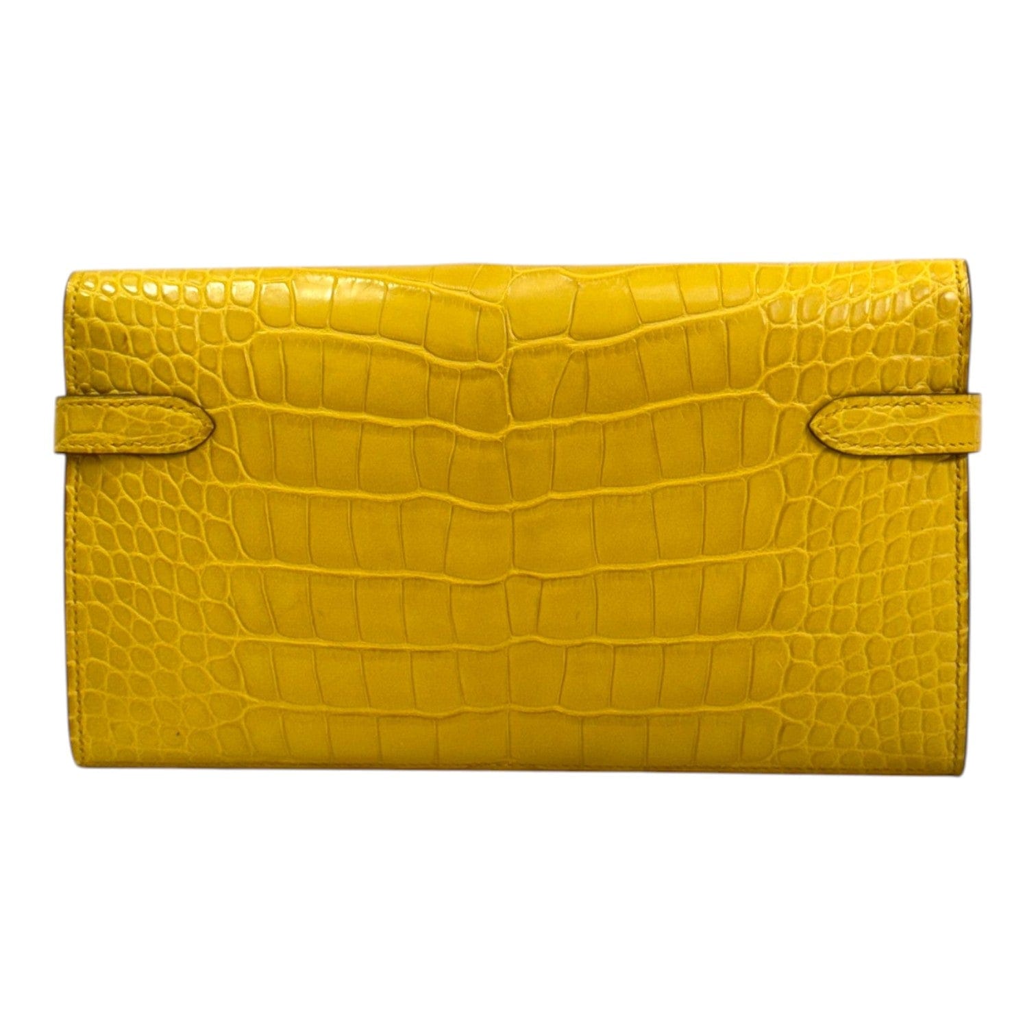 Hermes Yellow Kelly Long Wallet
