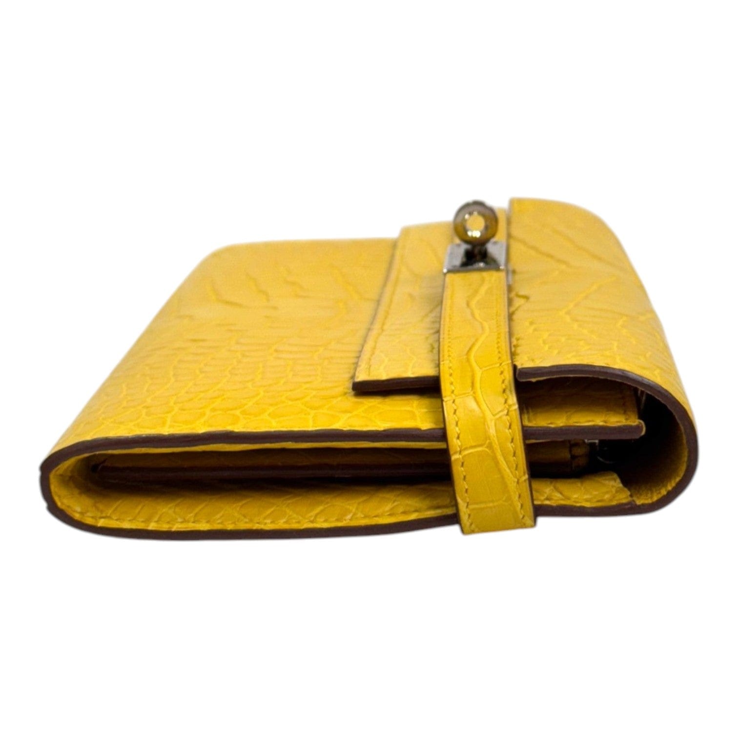 Hermes Yellow Kelly Long Wallet