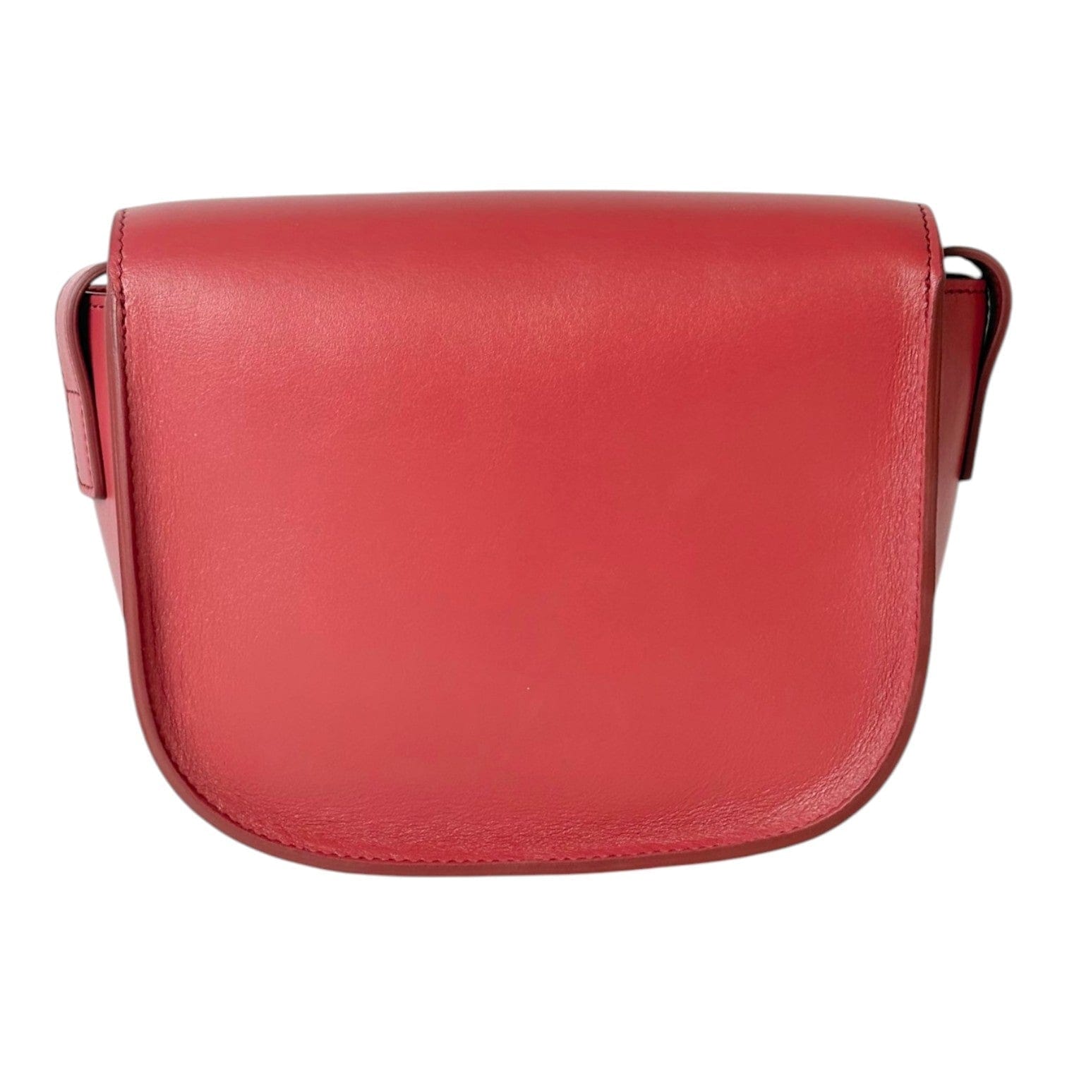 Celine Smooth Pink Calfskin Triomphe Folco Crossbody Bag