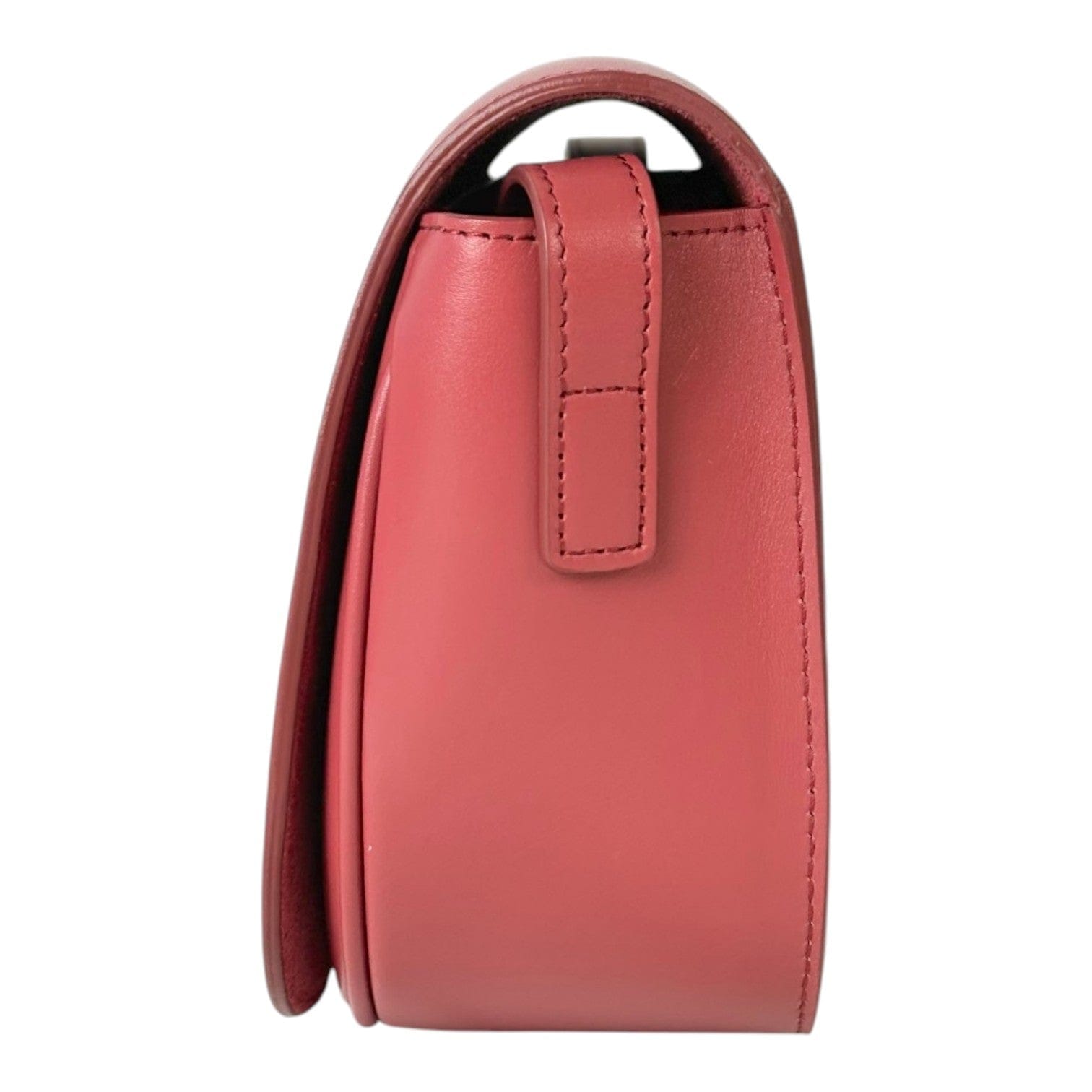 Celine Smooth Pink Calfskin Triomphe Folco Crossbody Bag