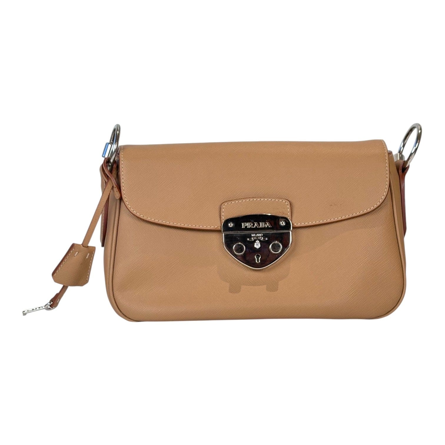 Prada Brown Leather Hand Bag