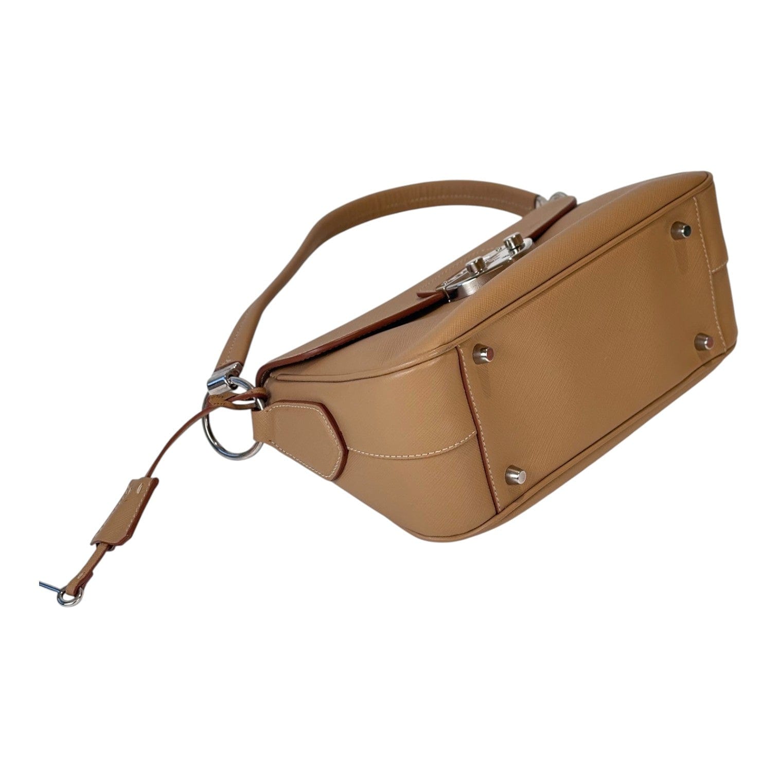 Prada Brown Leather Hand Bag