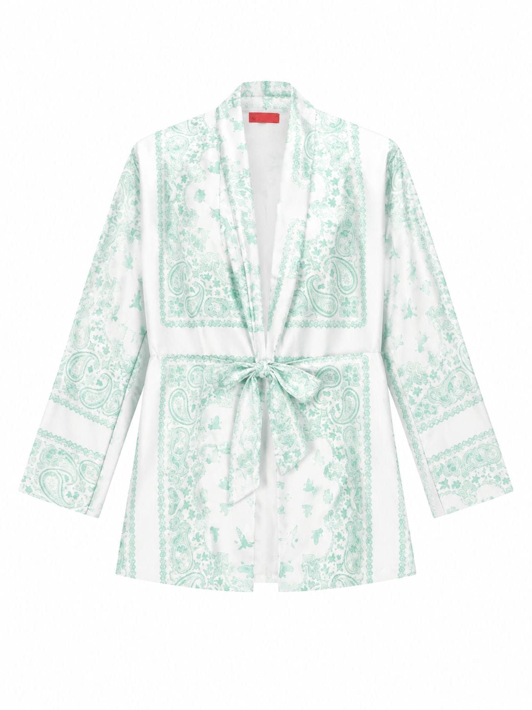 Maison Clad JACKET SCARLETT MINT WHITE BANDANA MCL12141
