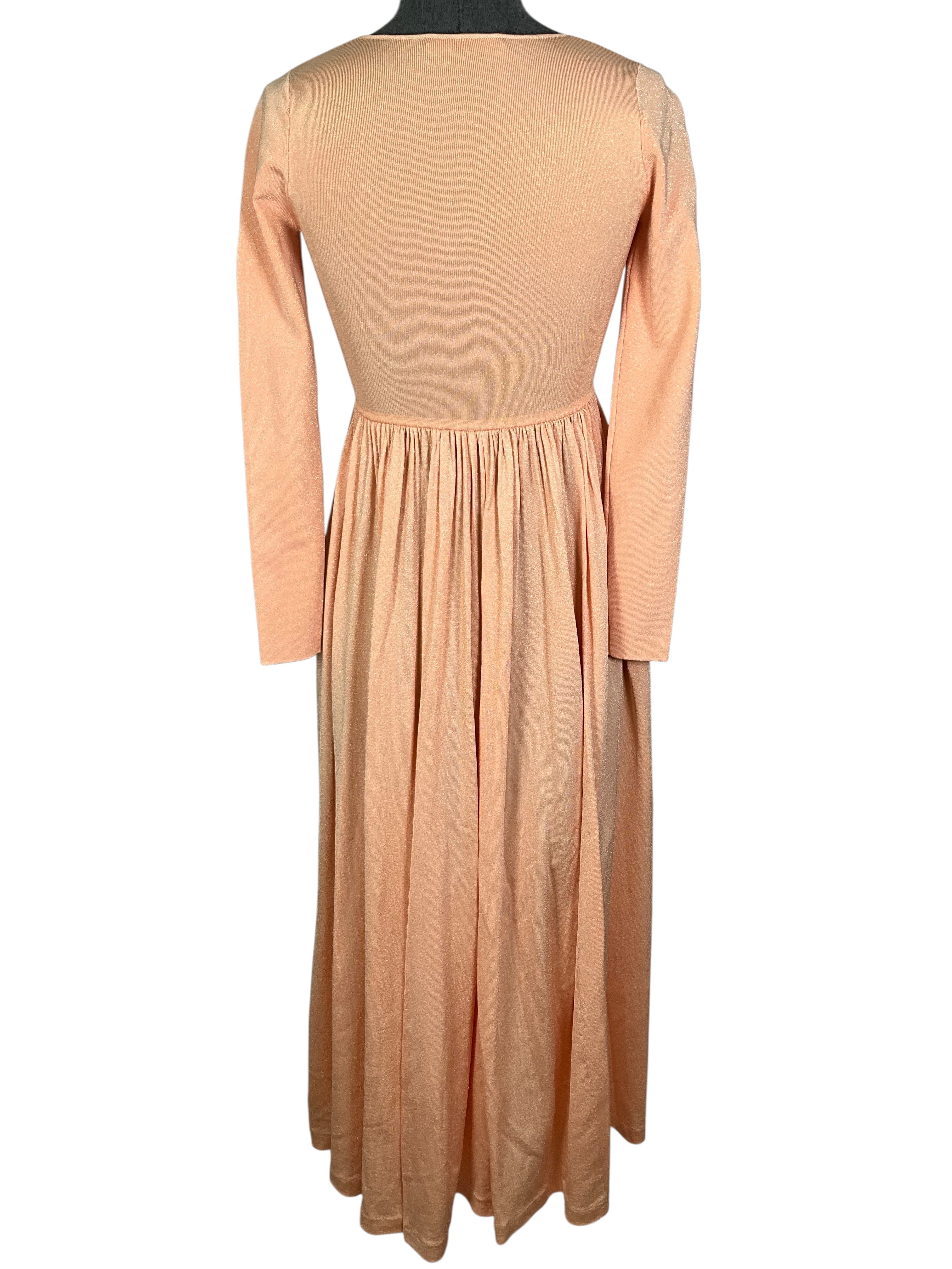 Zimmermann Natura Metallic Scoop Neck Maxi Dress Size XS