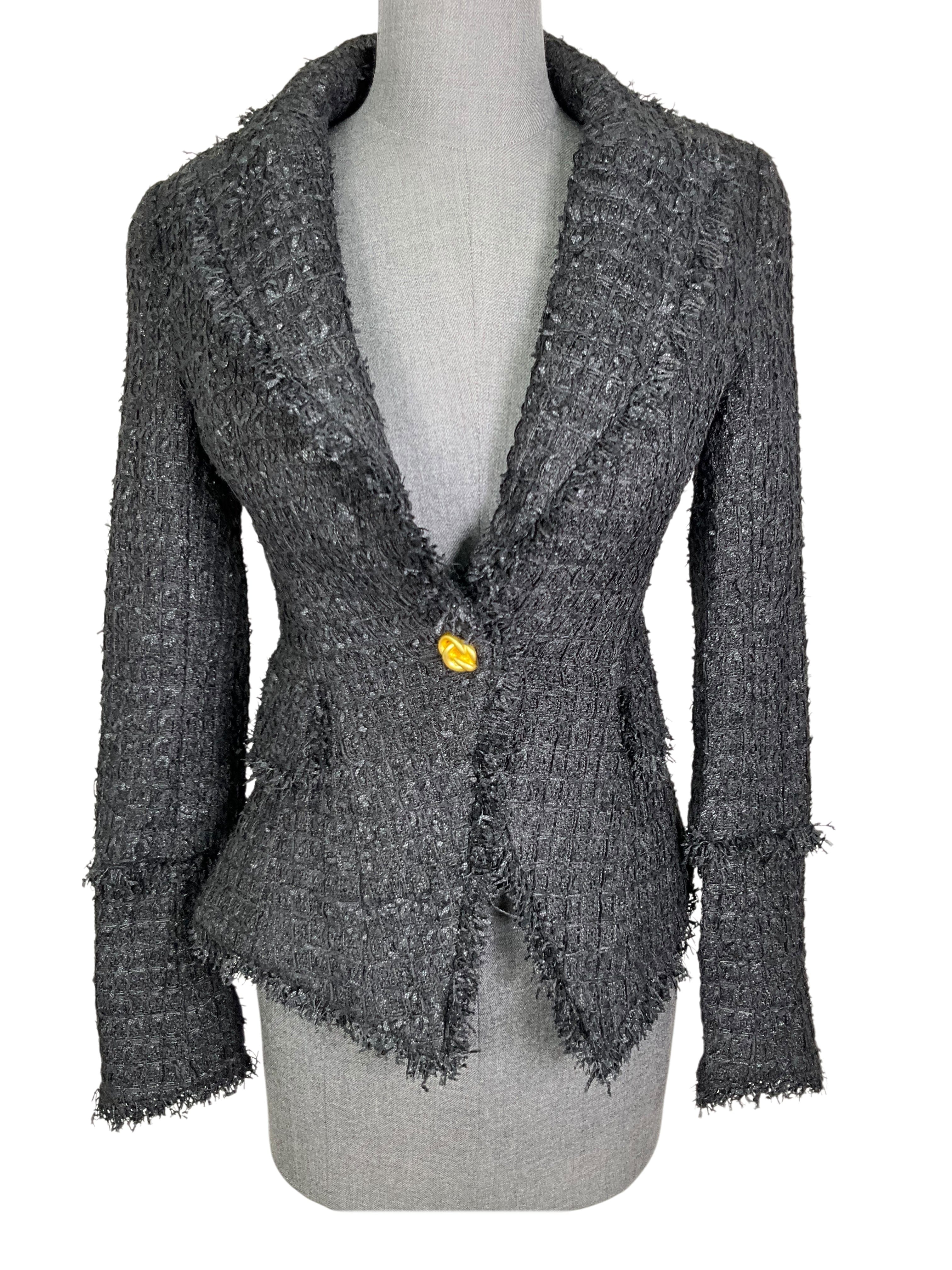 L'AGENCE Kaisley Tweed Blazer Size XS