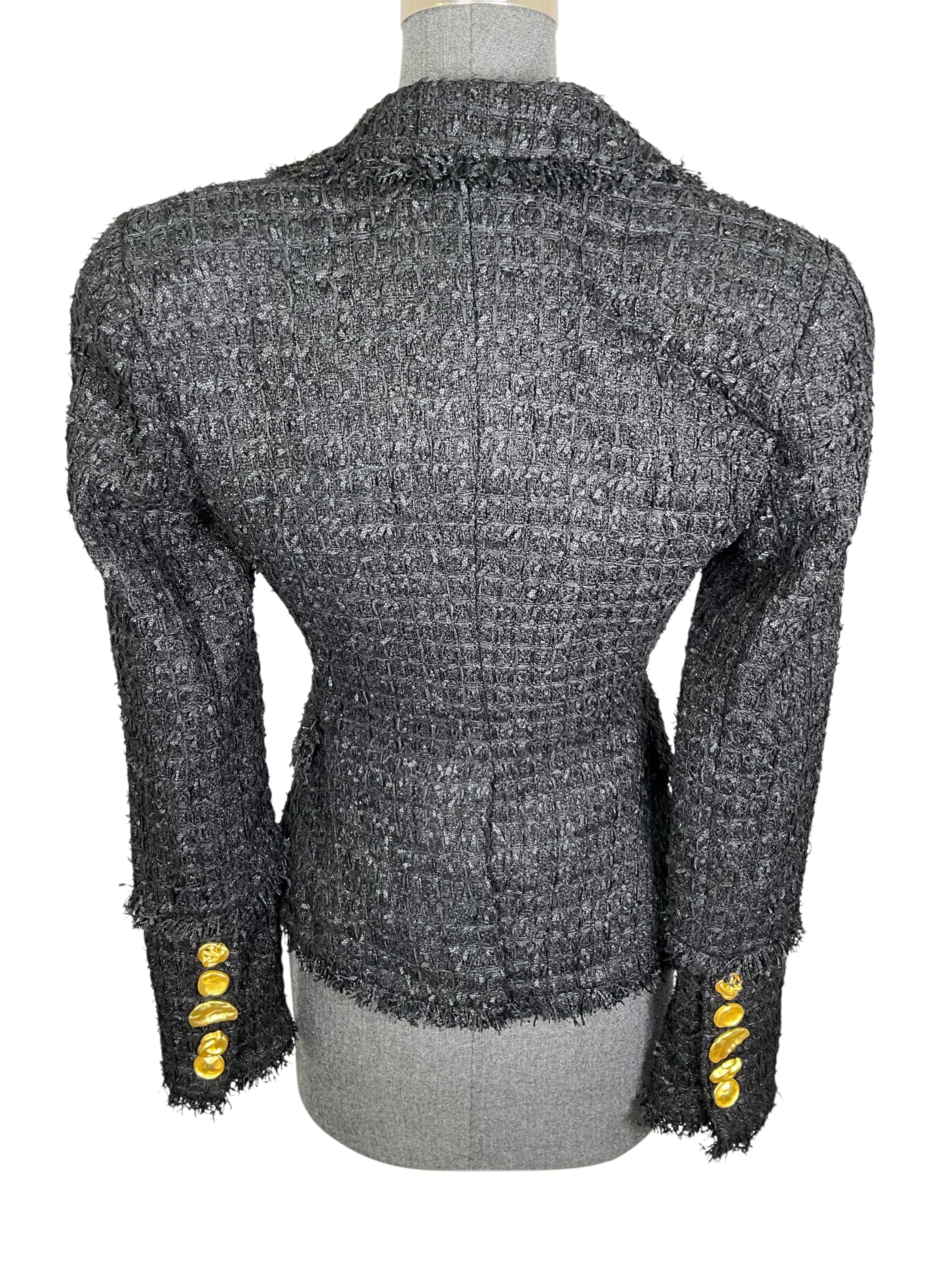 L'AGENCE Kaisley Tweed Blazer Size XS