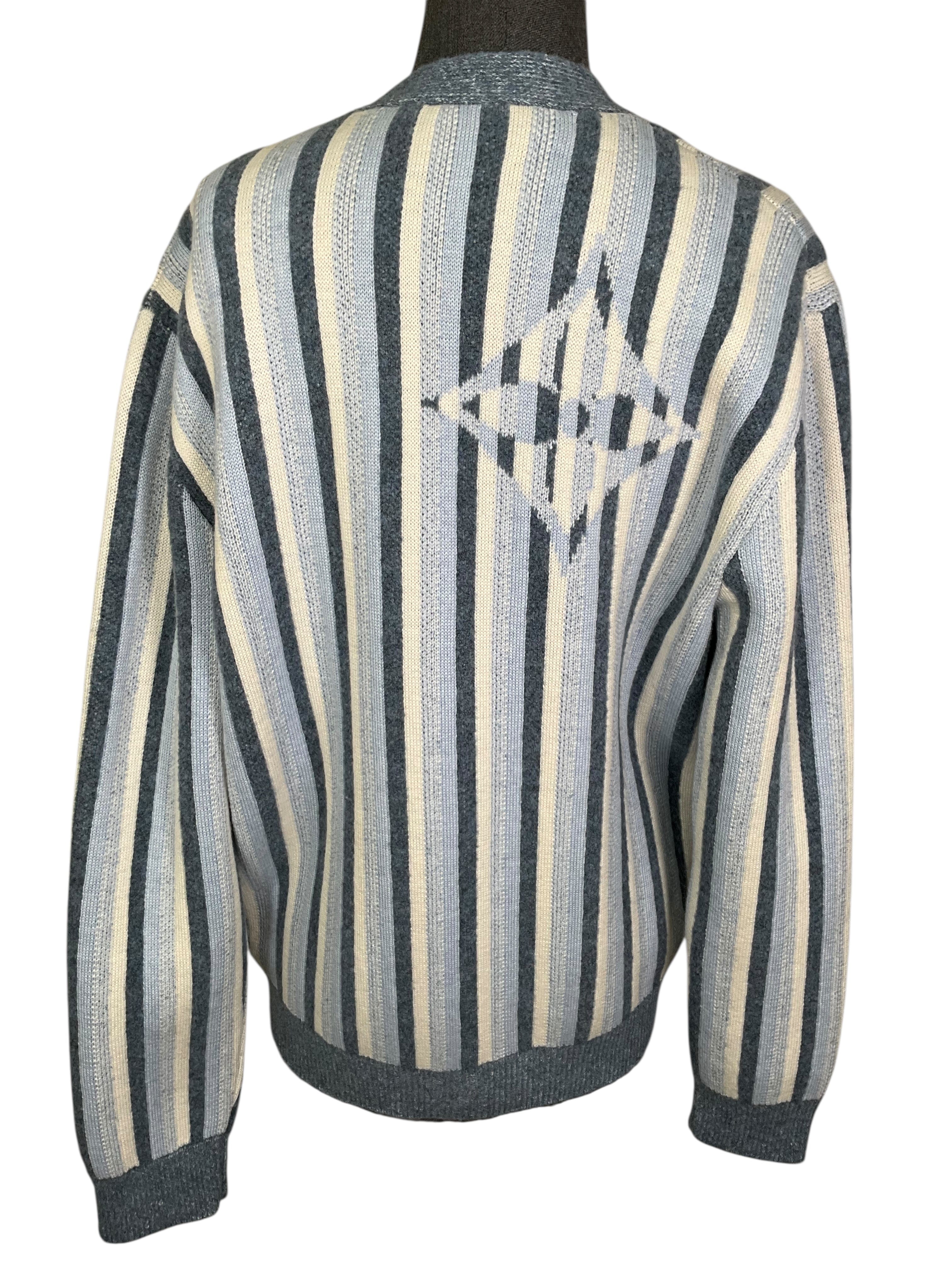 Louis Vuitton Striped Jacquard Cardigan Men's Size M