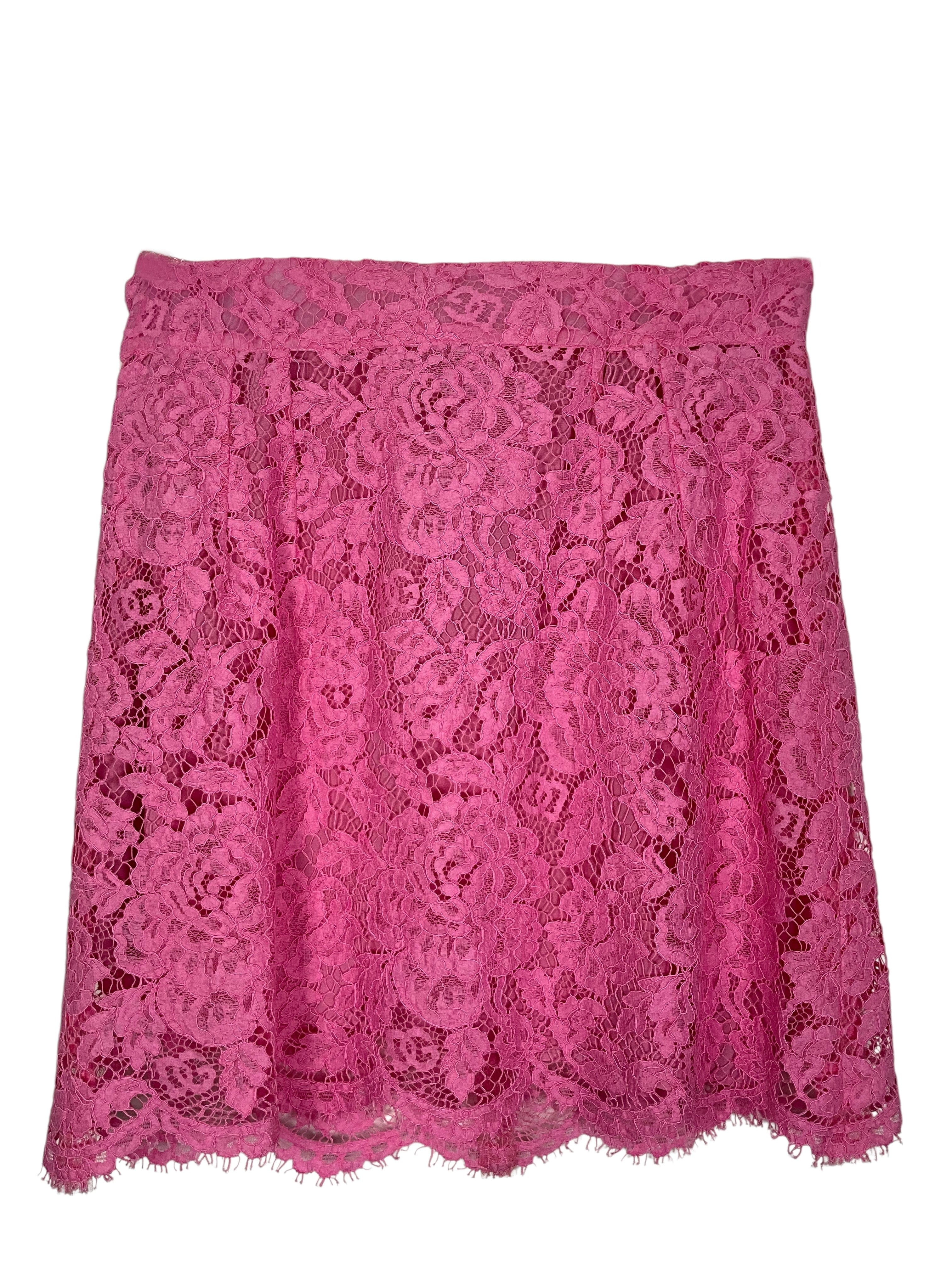 Dolce & Gabbana Floral Lace Top and Skirt Size M
