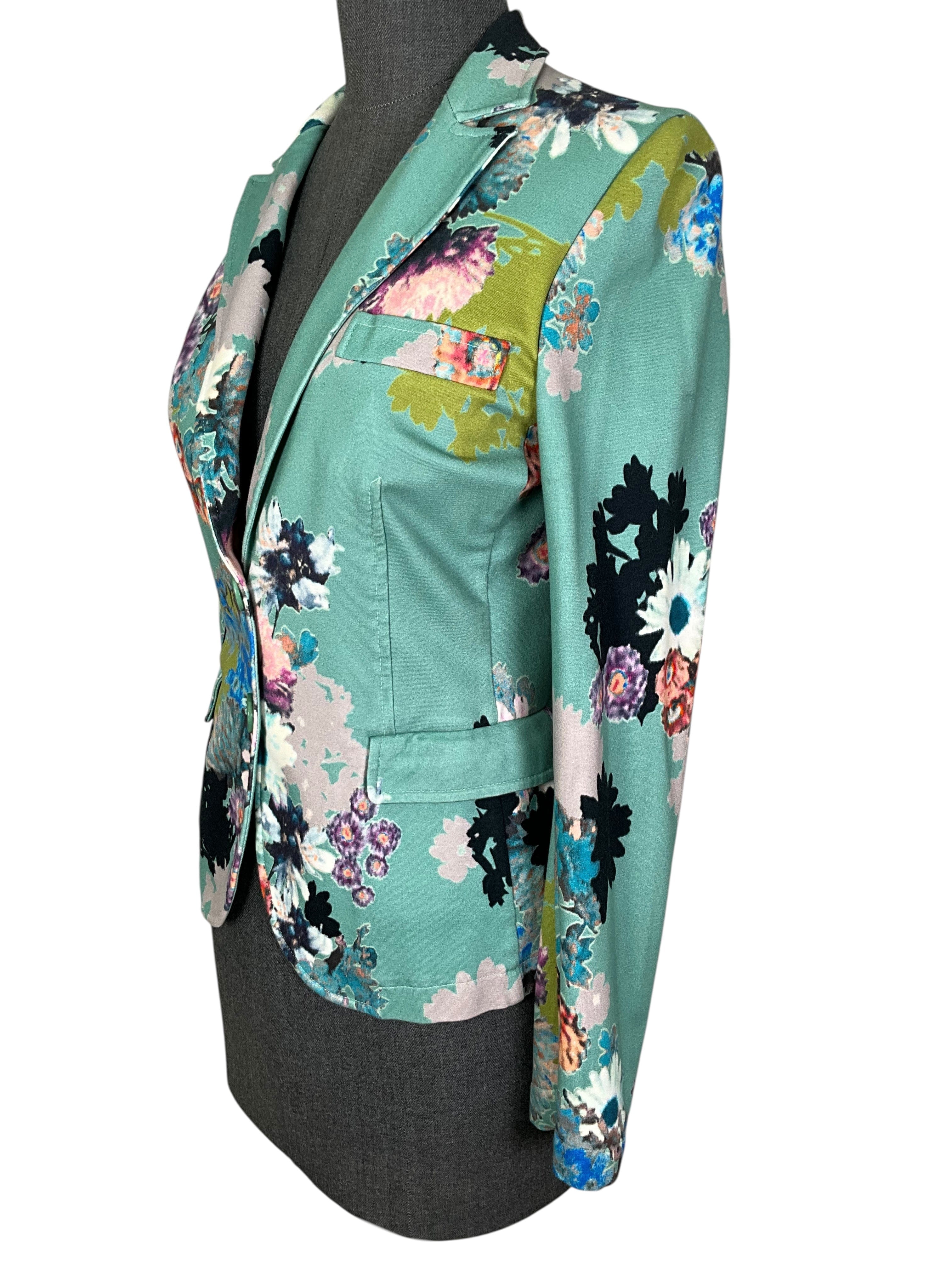 ETRO Floral Printed Blazer Jacket Size S