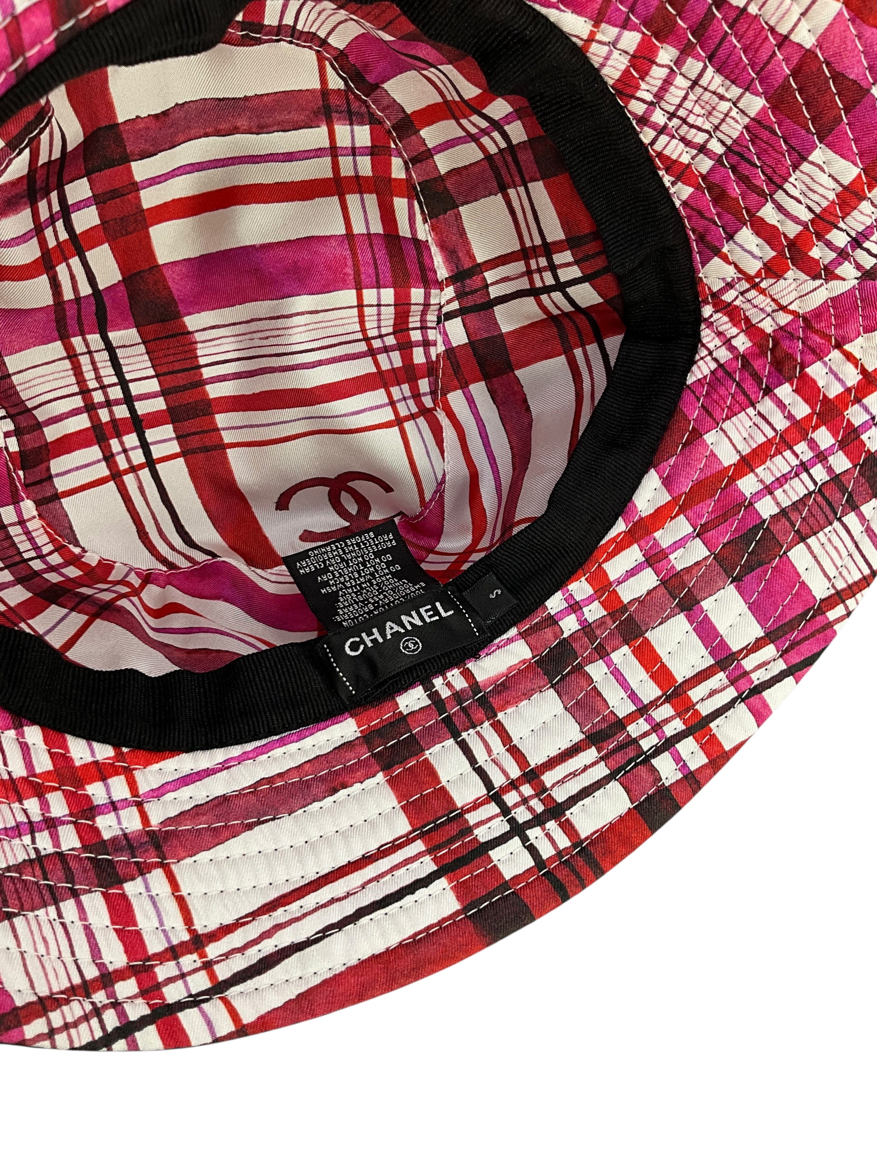 Chanel 24P Cotton CC Logo Bucket Hat Size S